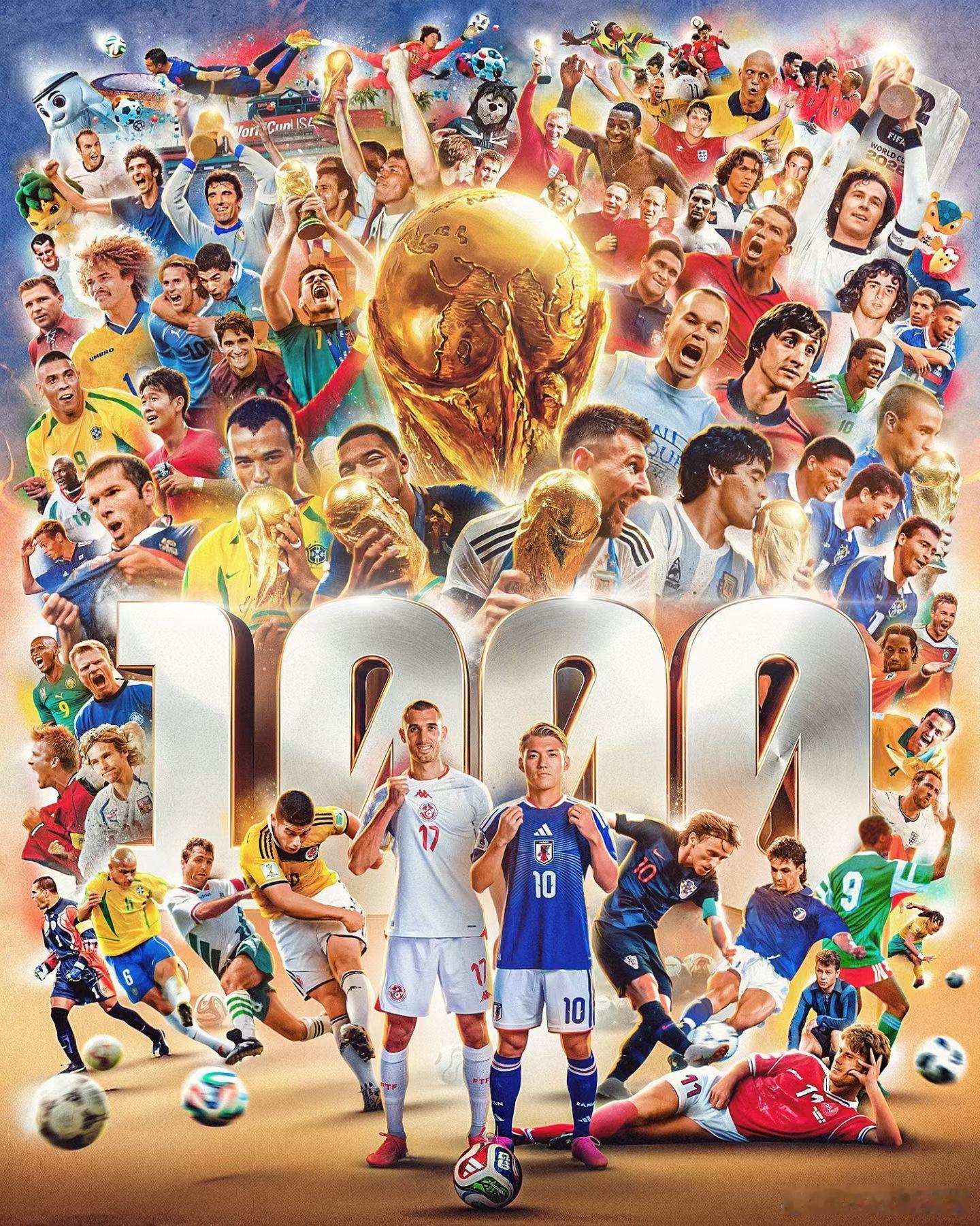 日本造亚洲世界杯最大比分胜利世界杯第1000场比赛日本队创造了历史从漫画《足球小