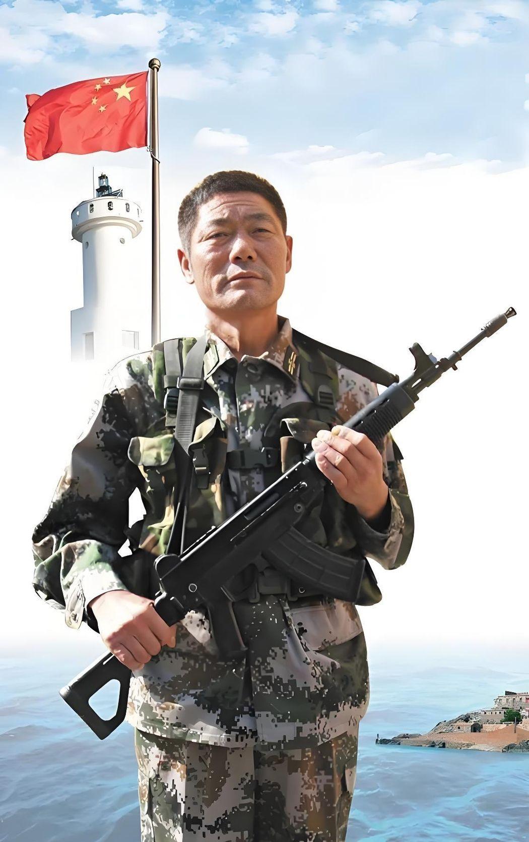 1986年，王继才接任了守岛任务，这个岛只有0.013平方公里大。他和妻子在这里