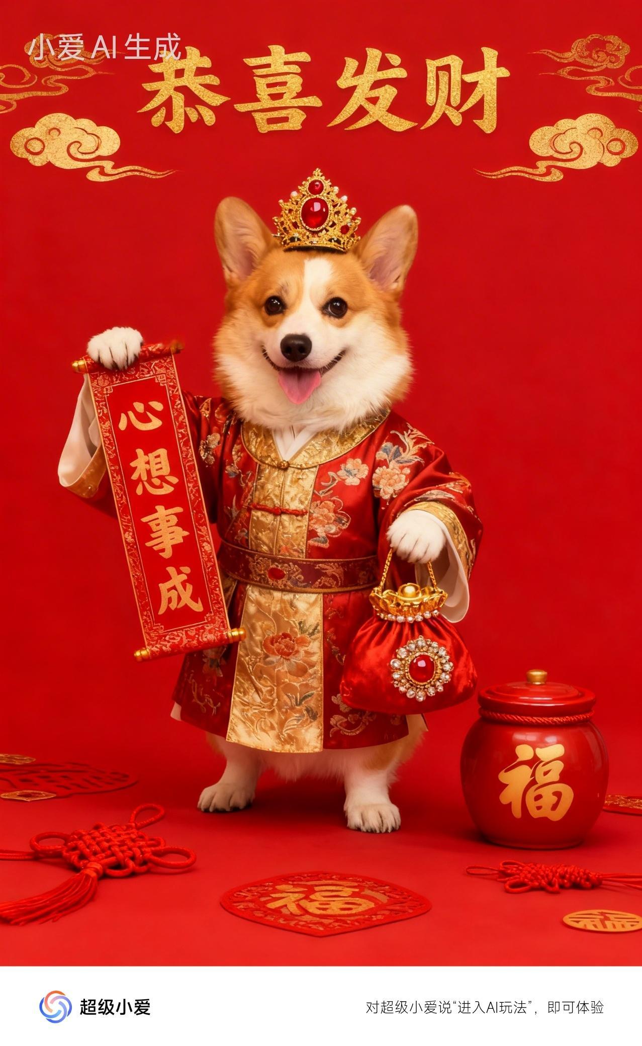 小米这波真的会整活，超级小爱直接上线了春节AI玩法，不光能做表情包、头像，居然连