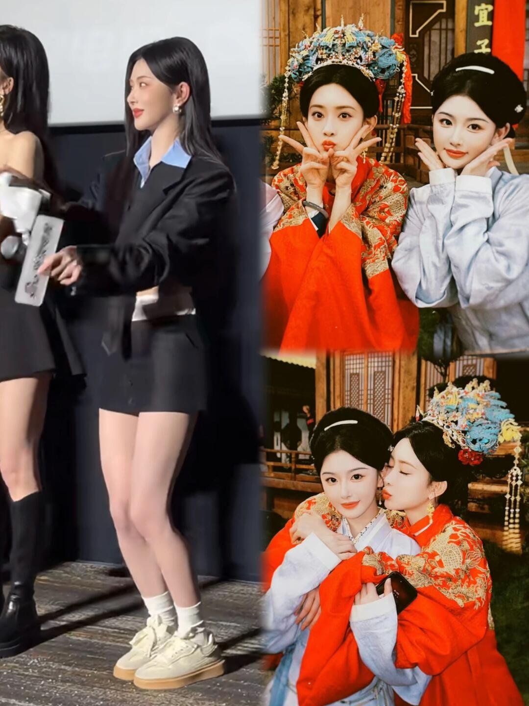 孟子义、孔雪儿你俩这比例有点过于逆天了 