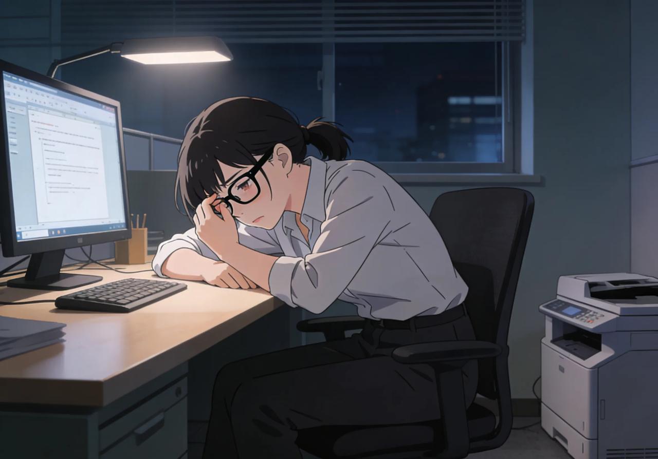 加班夜的打印机
 
我在这家广告公司干了三年，最怵的就是加班到后半夜——整栋办公