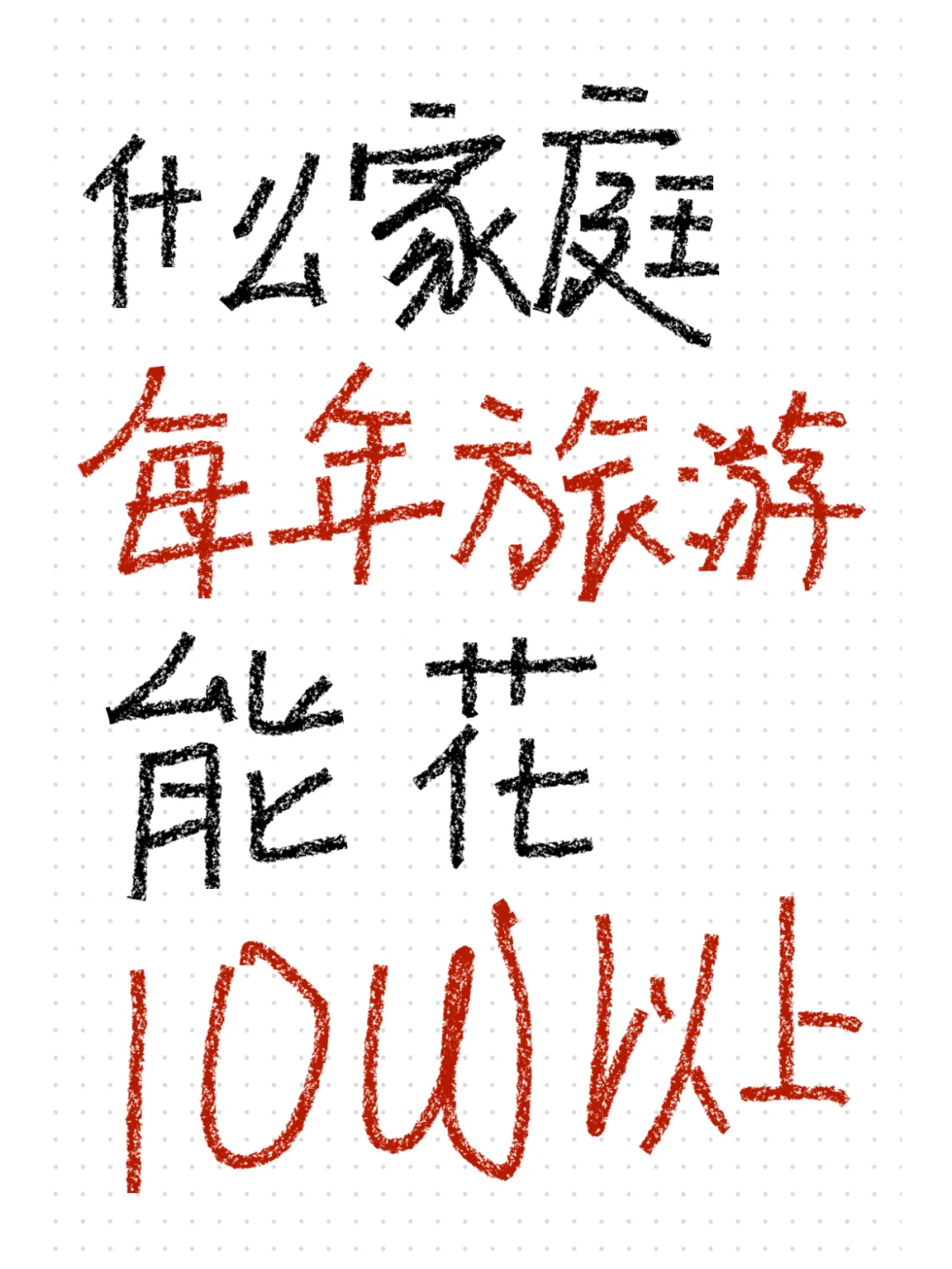 什么家庭每年旅游能花费10万以上？
