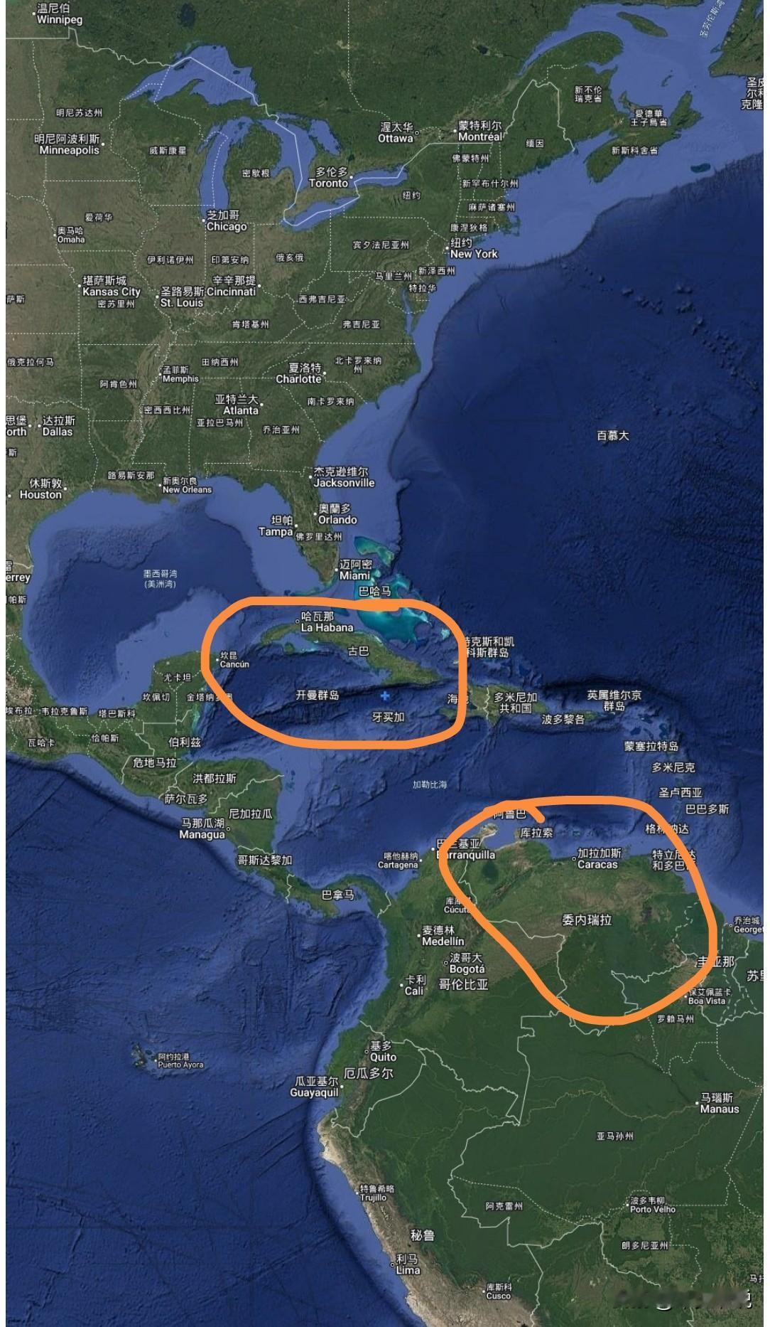 古巴声援委内瑞拉，美国后院全面起火
昨天特朗普通过社交平台发布“视委内瑞拉空域全