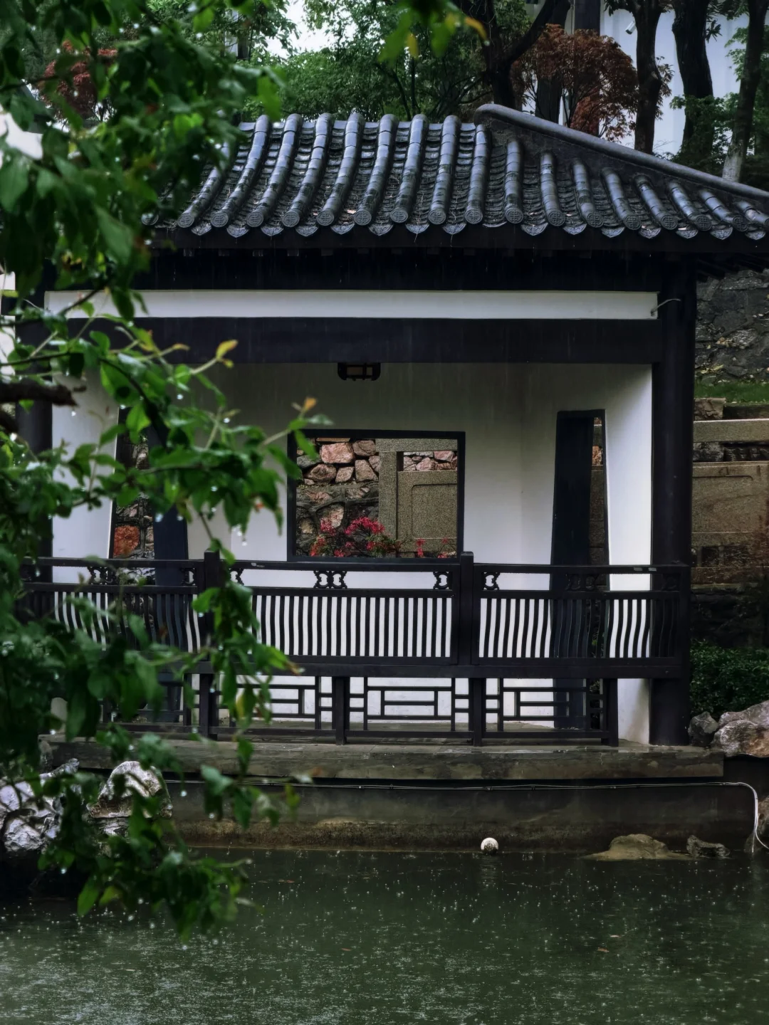 杀疯了！暴雨中的古琴台太绝了｜武汉园林必推