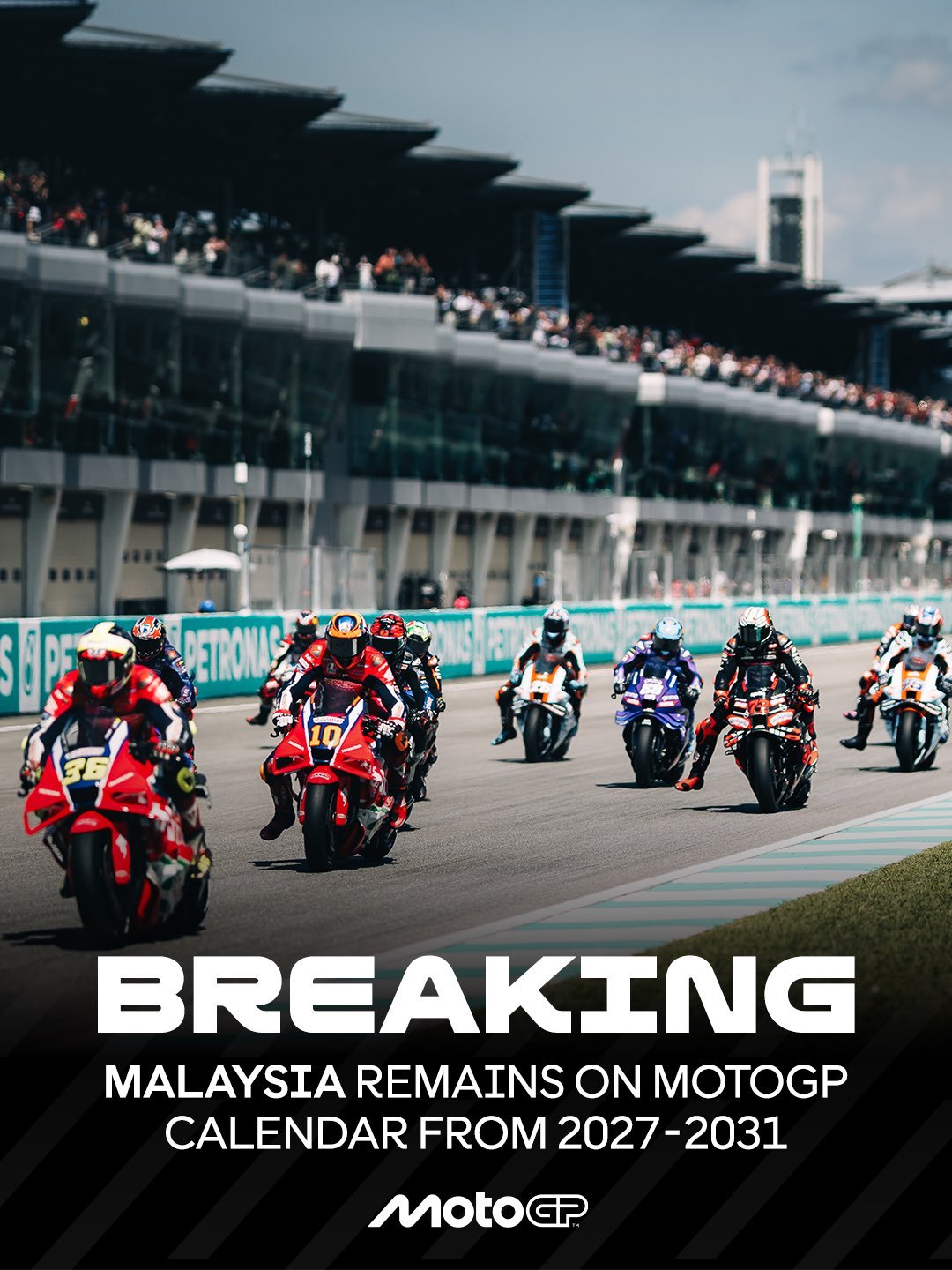 MotoGP马来西亚大奖赛确认续约至2031年，在未来五年我们将继续能在雪邦赛道