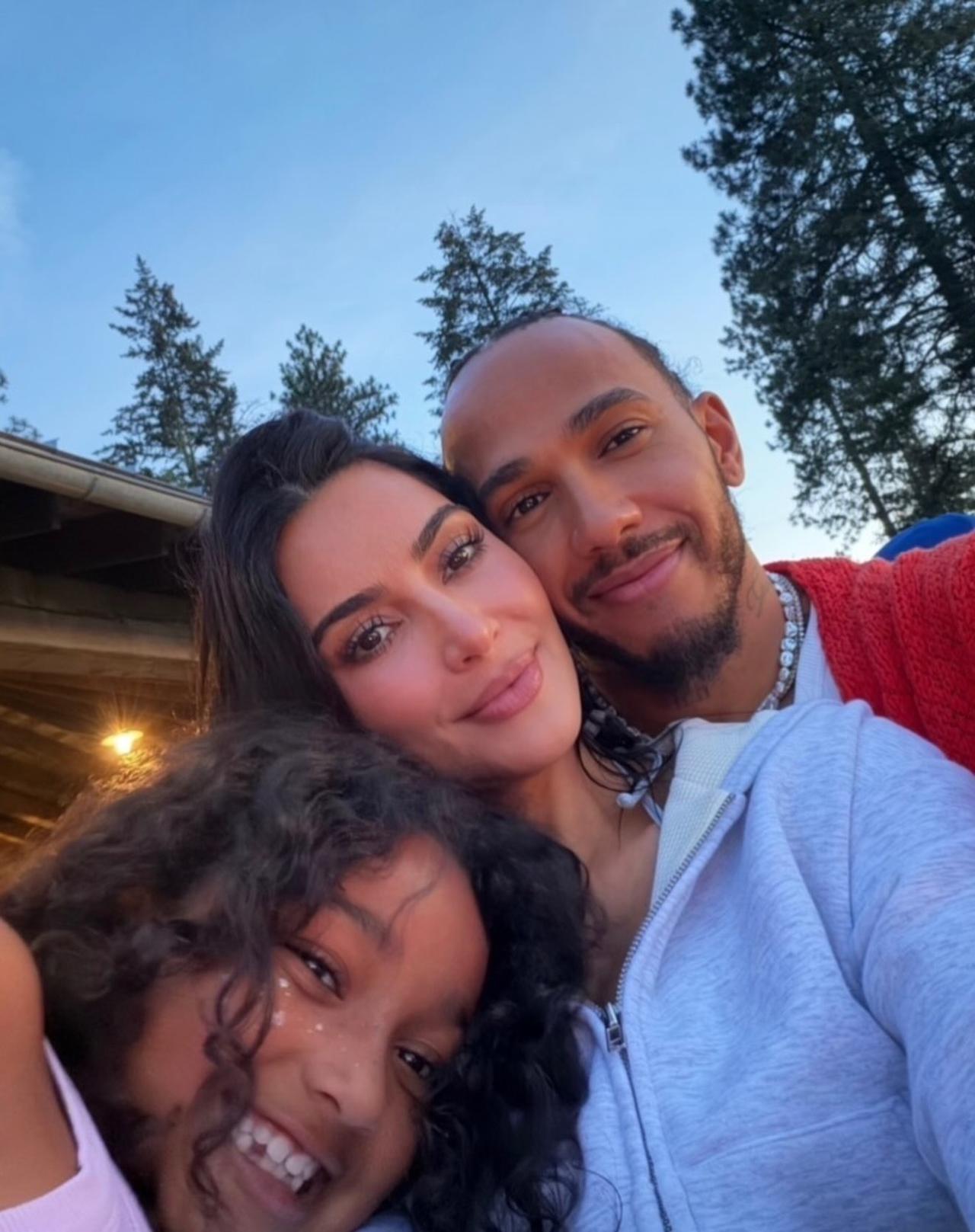 Kim Kardashian& LewisHamilton& Chicago 