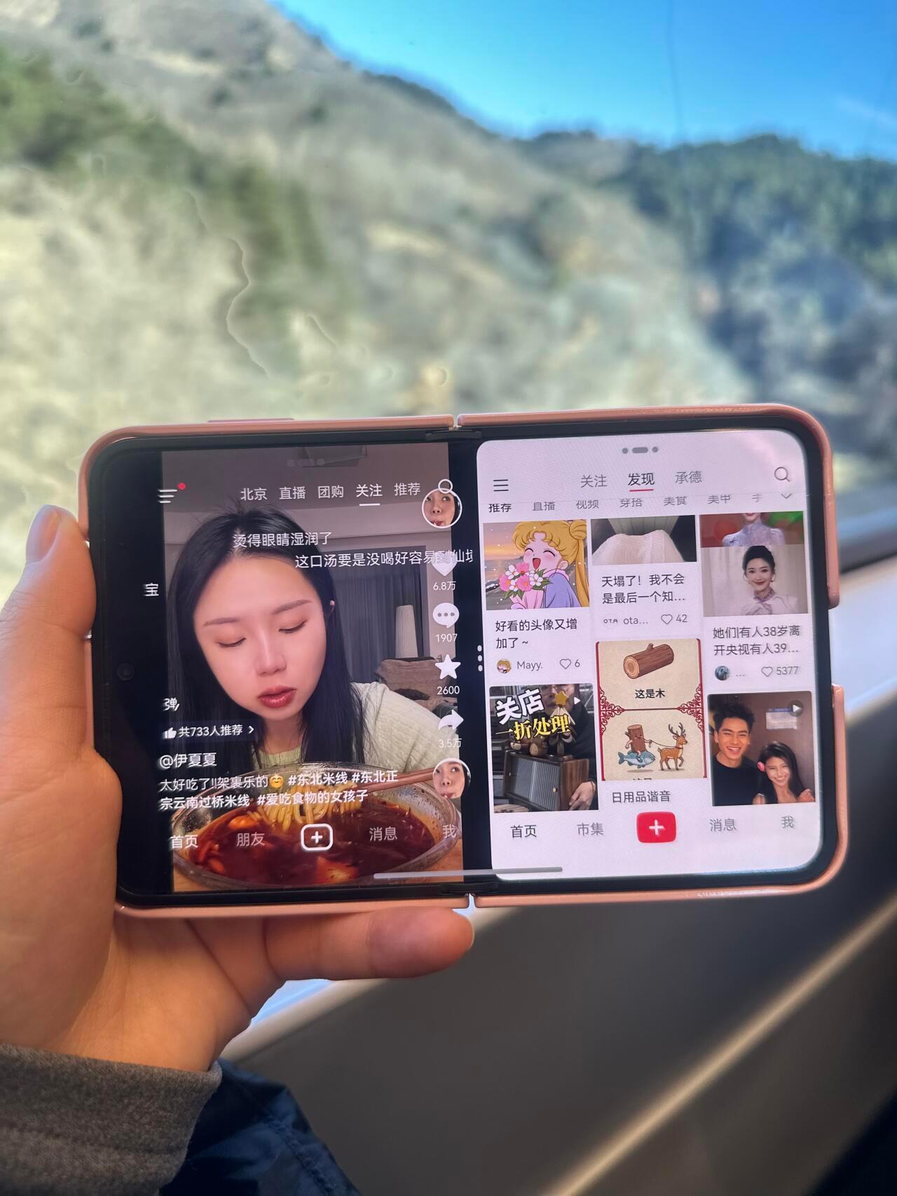 以前出门都得带个手机和平板，现在只要一台purax就够，给自己的背包减重了华为p