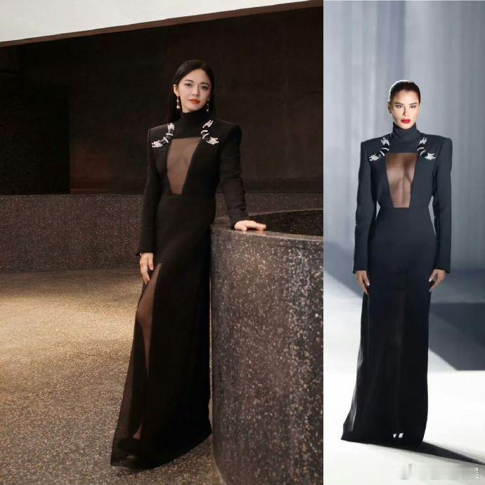 姚晨 你高定真的没穿反吗 姚晨驾驭这高定的独特风格，如同一把烈火，在时尚界熊熊燃