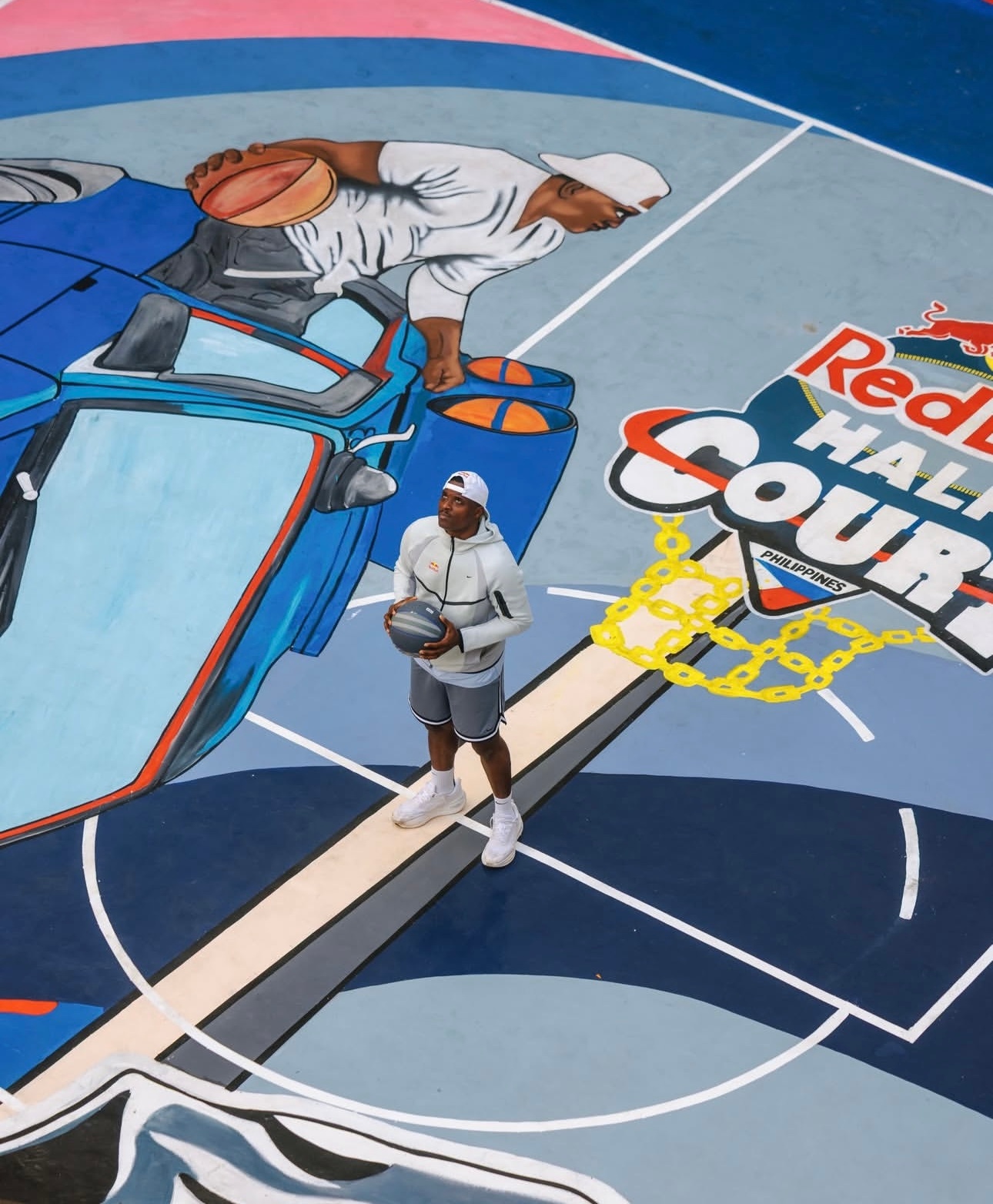 篮天下世界上的美丽球场投篮训练师 lethalshooter壁画球场 | 菲律宾