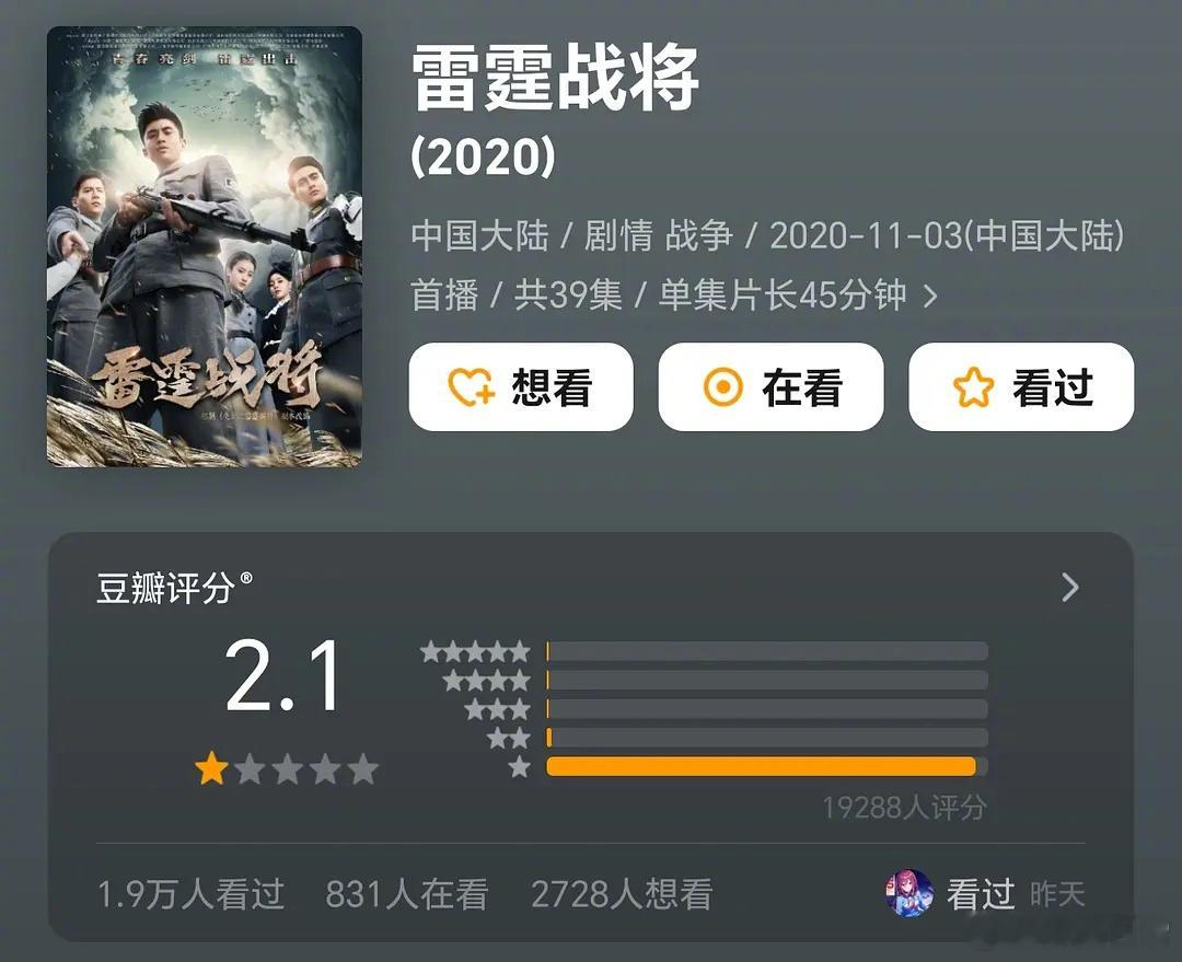 《冰湖重生》豆瓣评分跌到2.9了，同样2分多的还有这些剧 