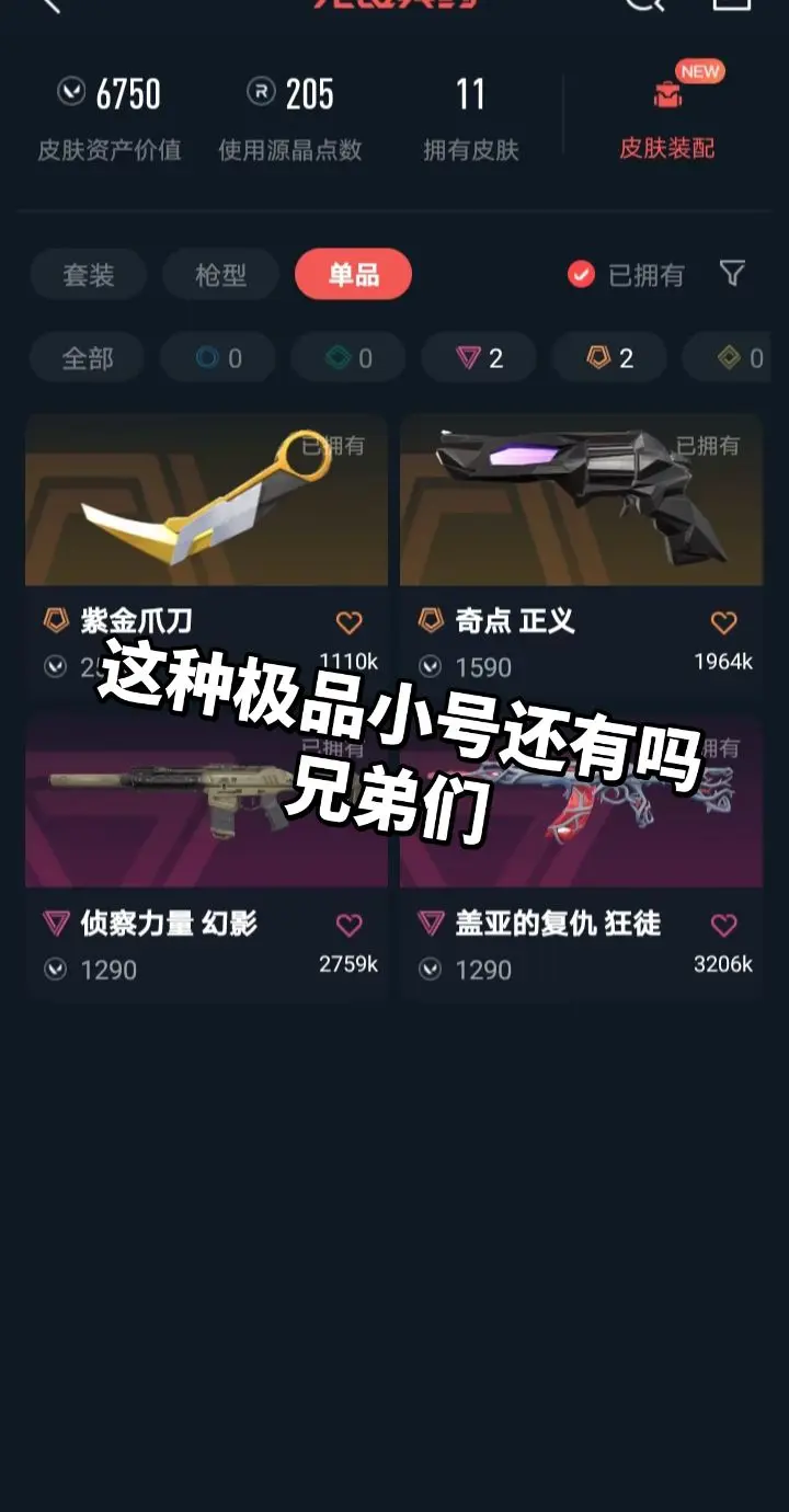 这种极品小号还有吗兄弟们