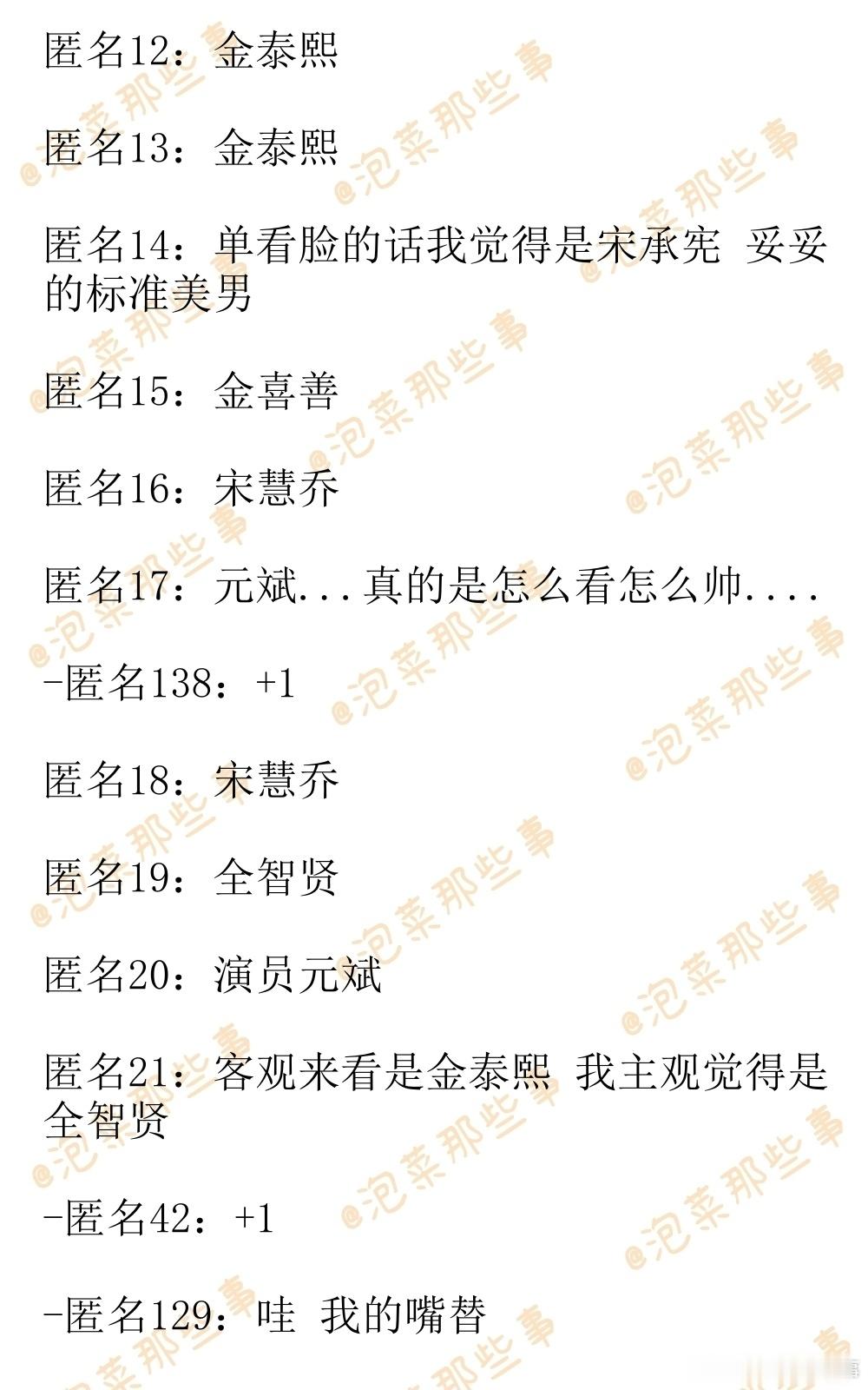 🔥韩网500楼热帖评论翻译🔥韩国历代艺人颜一你觉得是谁啊?韩网原帖帖主发问：