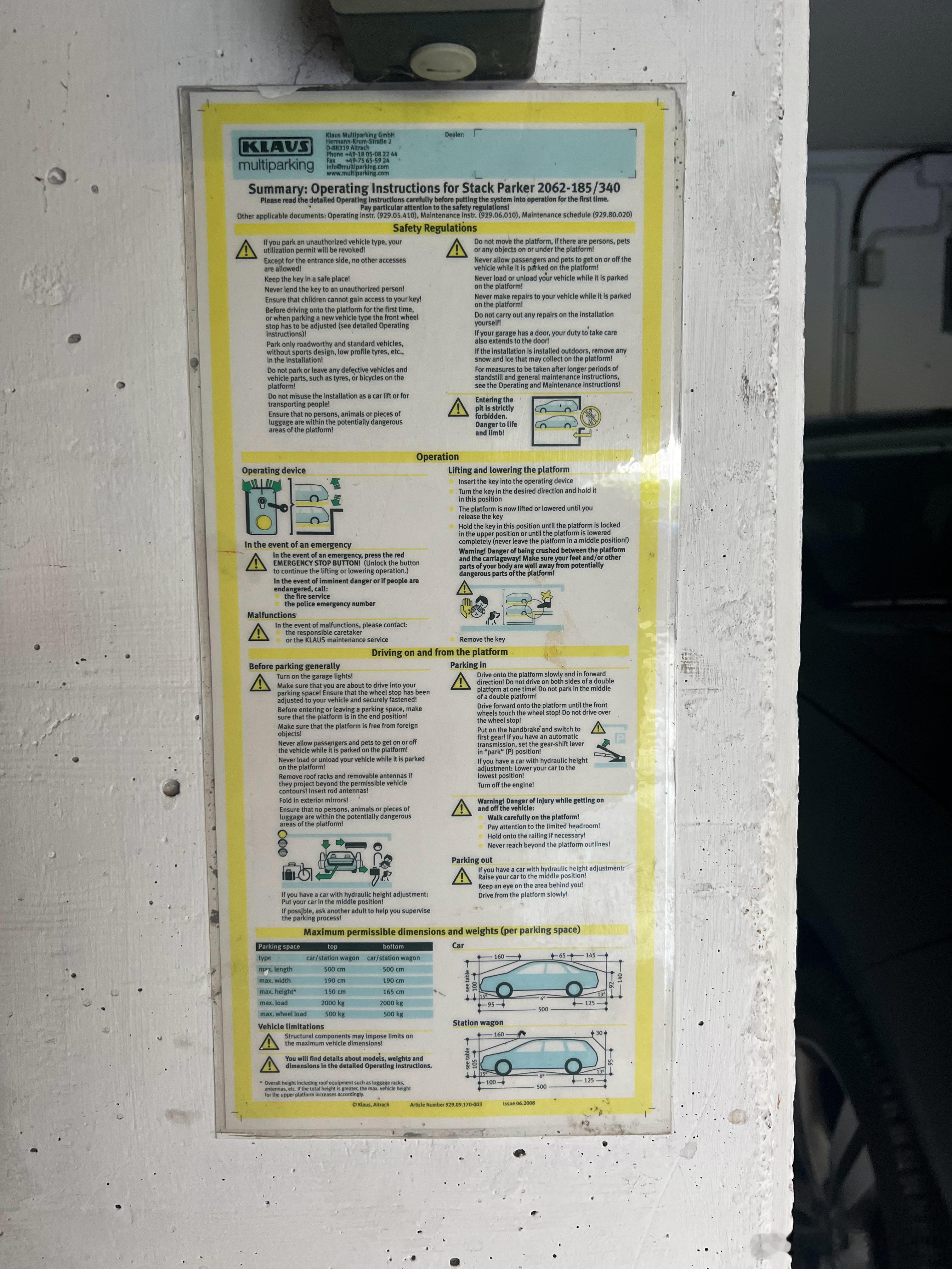 本机械车位博主遇到如此美景，也没忘了本职工作。尺寸5m*1.9m下层限高1.65