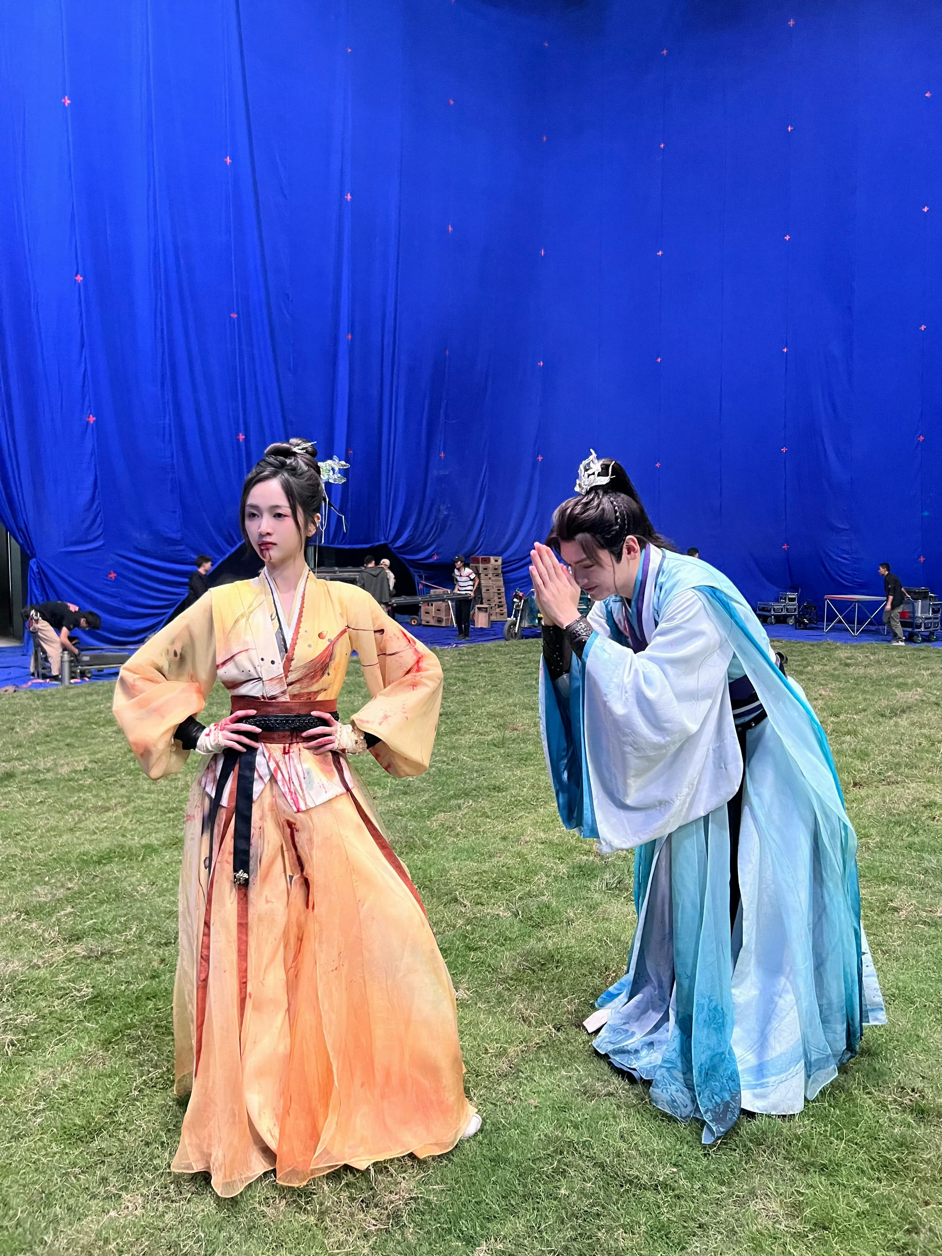 吴宣仪淮水竹亭wxy吴宣仪王权醉 淮水竹亭合作演员发的吴宣仪王权醉相关图​​​