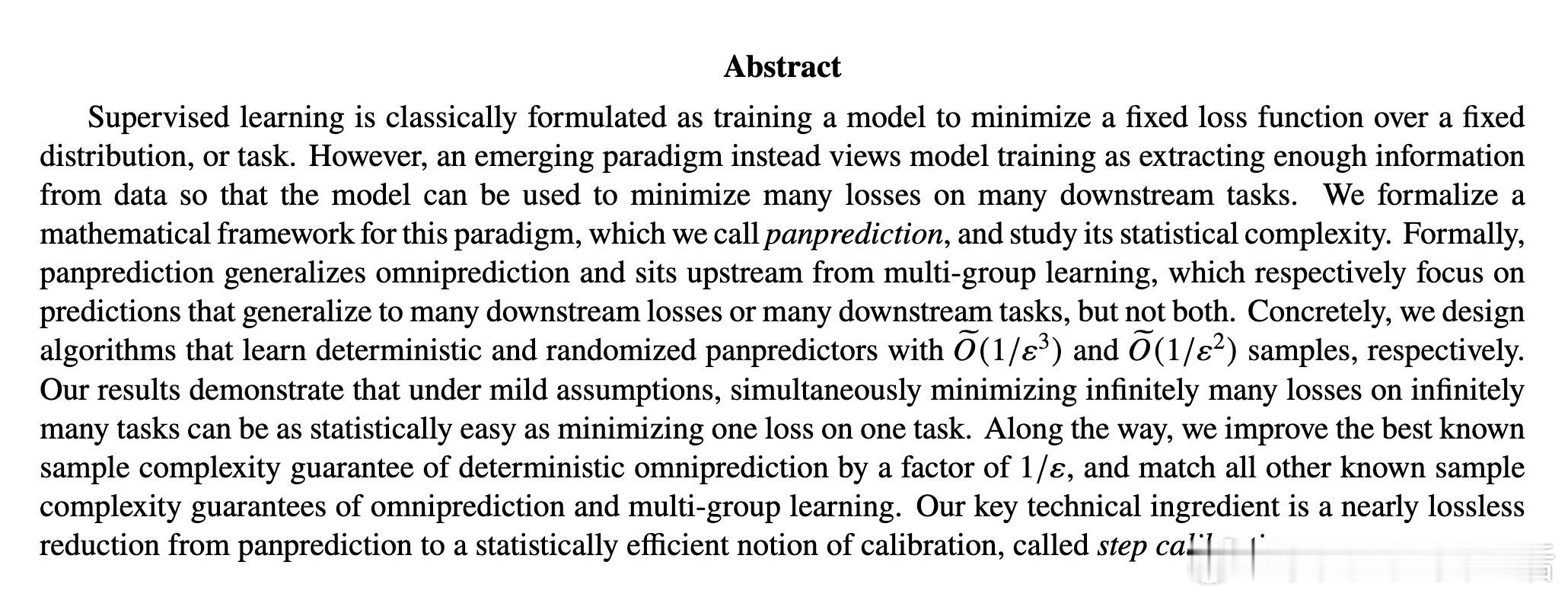 [LG]《Panprediction: Optimal Predictions 