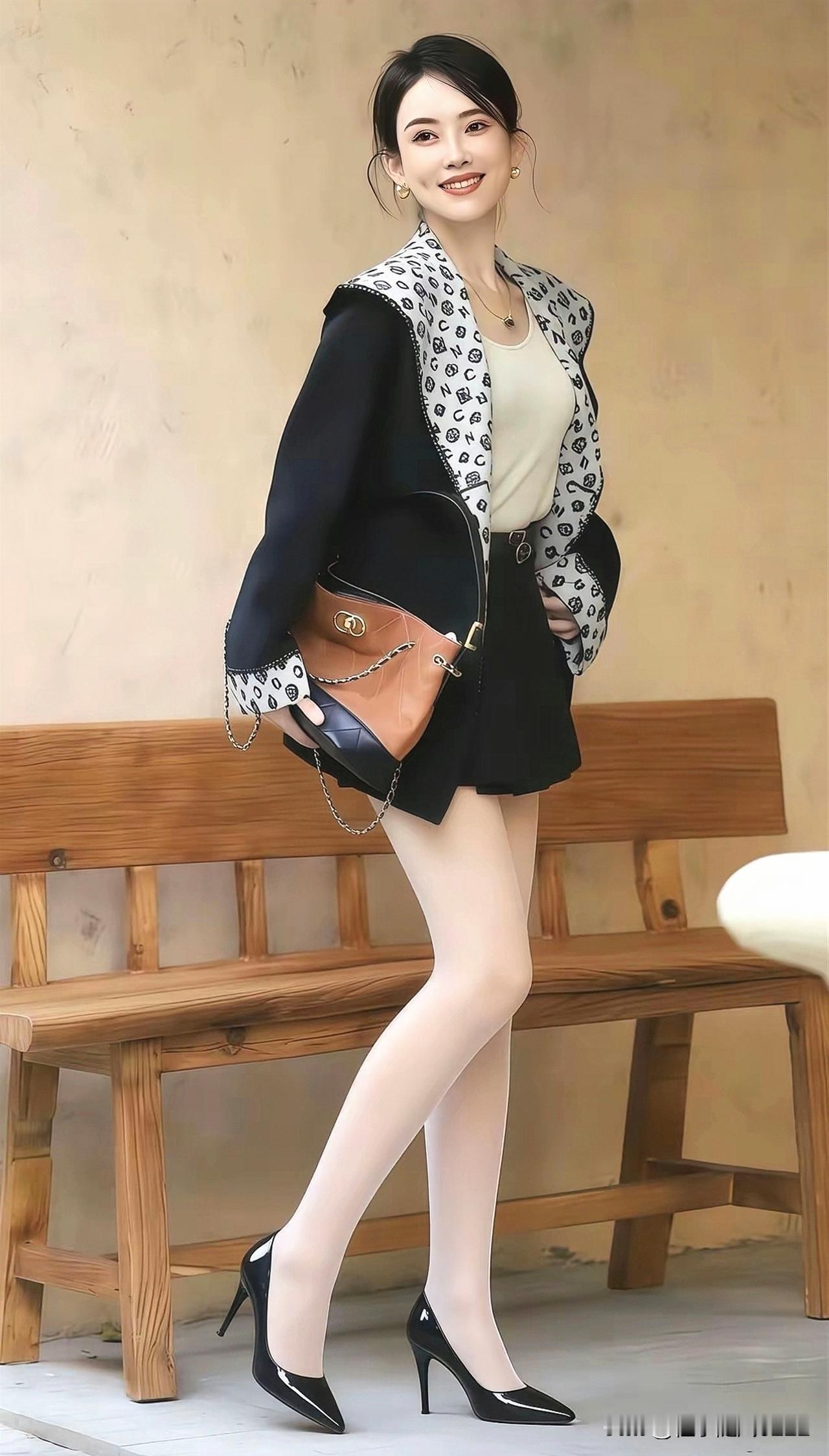 优雅穿搭指南：黑色高跟鞋+复古外套，完美搭配