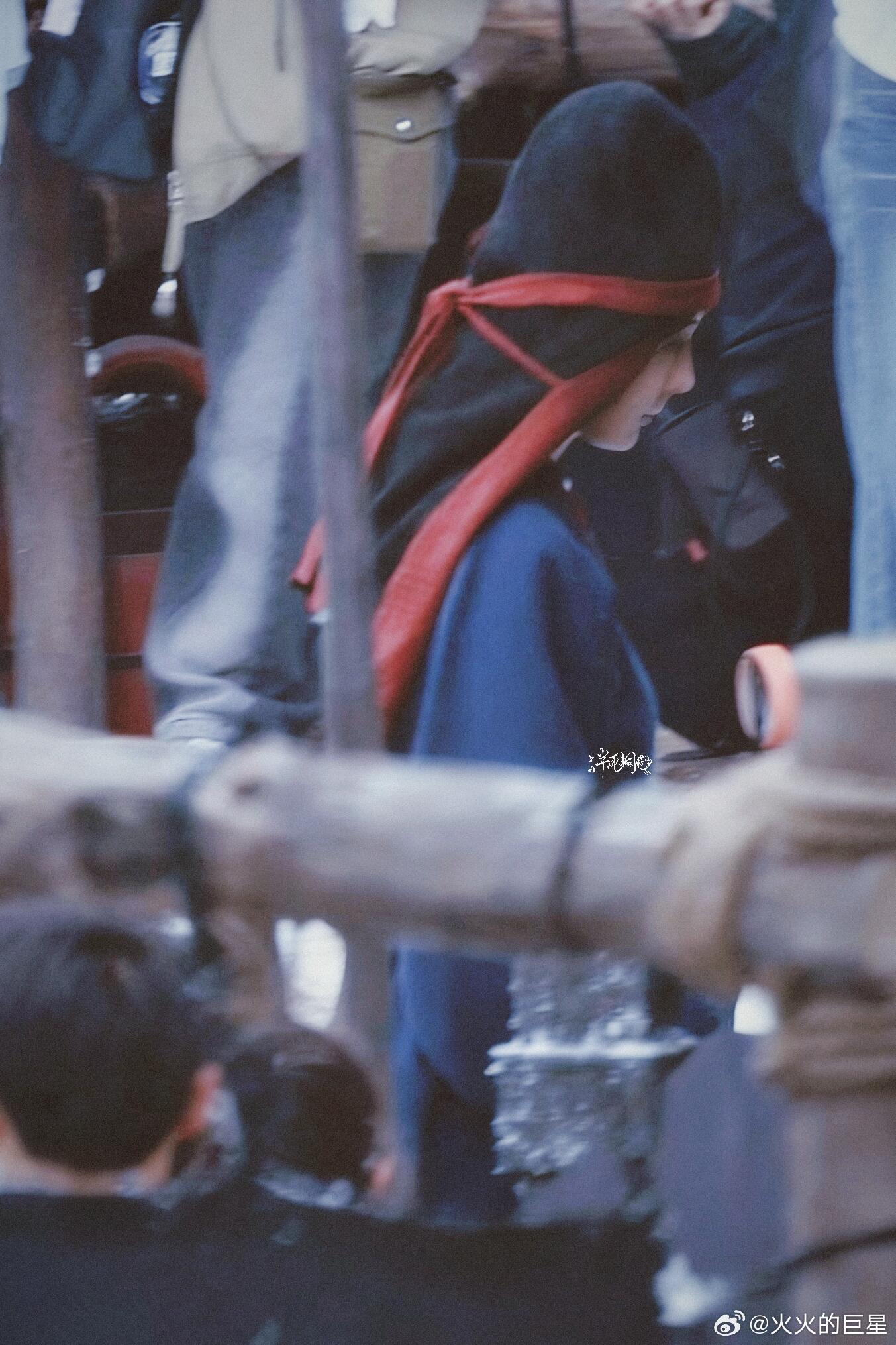 哇 又是新造型杨幂北魏鲜卑风帽造型路透杨幂江山大同北魏鲜卑风帽造型路透