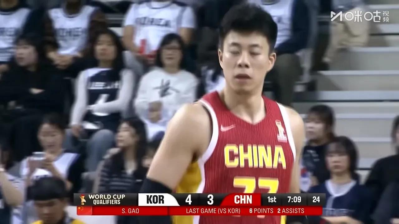 寄予厚望的张镇麟：
第一场面对韩国末节爆发，全场砍下20分。
第二场依然是依靠第