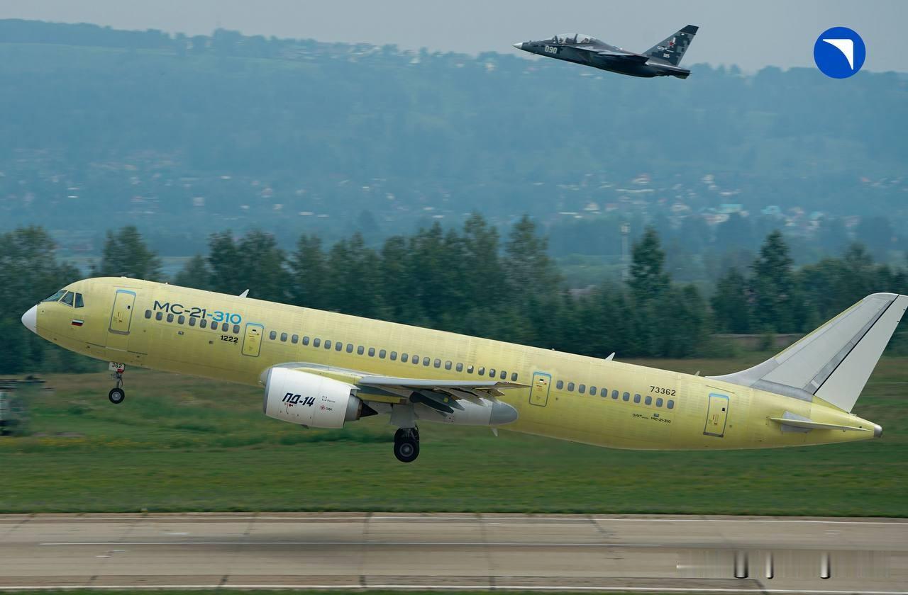 ⚡️🇷🇺首架量产型MS-21完成首飞✈️

👏首架量产型MS-21-310