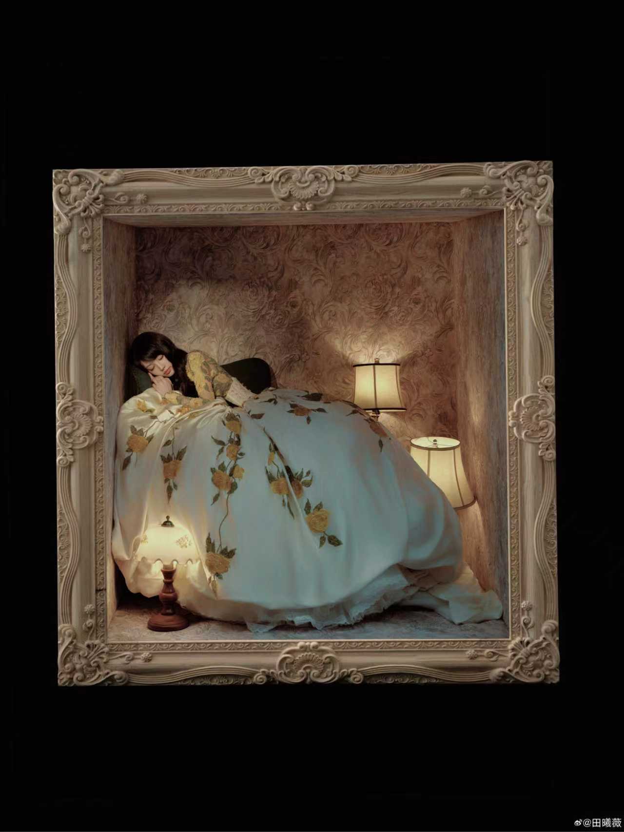 田曦薇油画公主风 田曦薇VOGUE盛典出图，这是真的油画公主！ ​​​