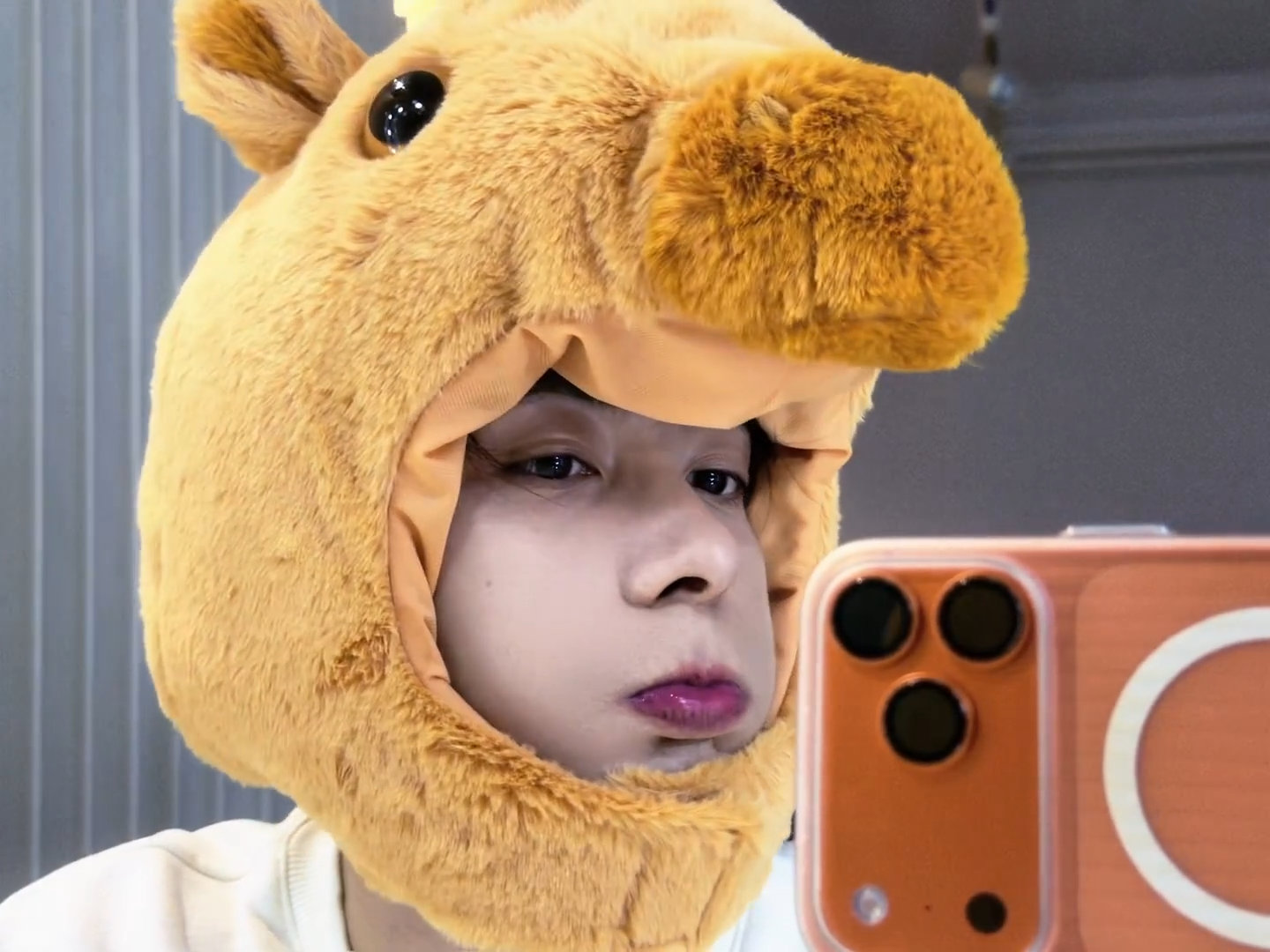 陈星旭小马头套 陈星旭小马头套，真给我萌化了~ 