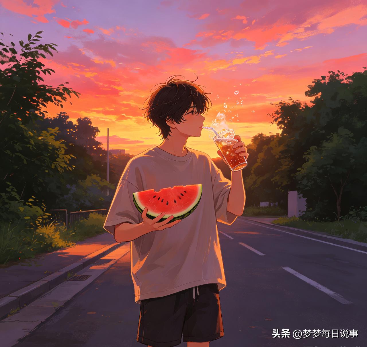 我认为喜欢我真的格外偏爱夏天，一年四季里，独独对盛夏藏着满心欢喜。
 
夏天藏着