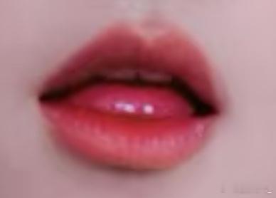 看点晚上该看的   一点点嘴巴特写 