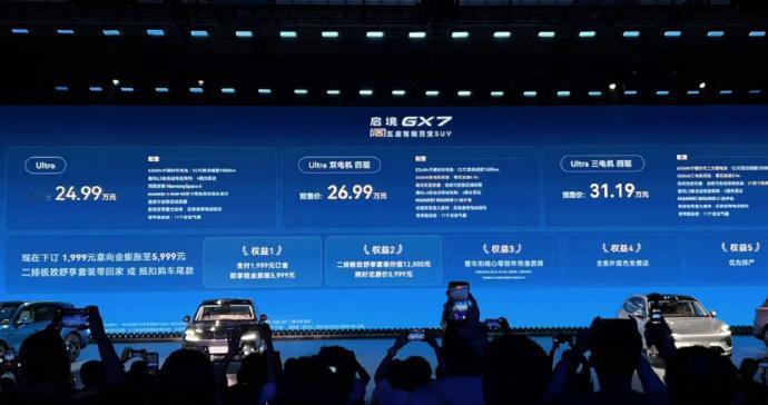 24.99万元起！启境GX7预售