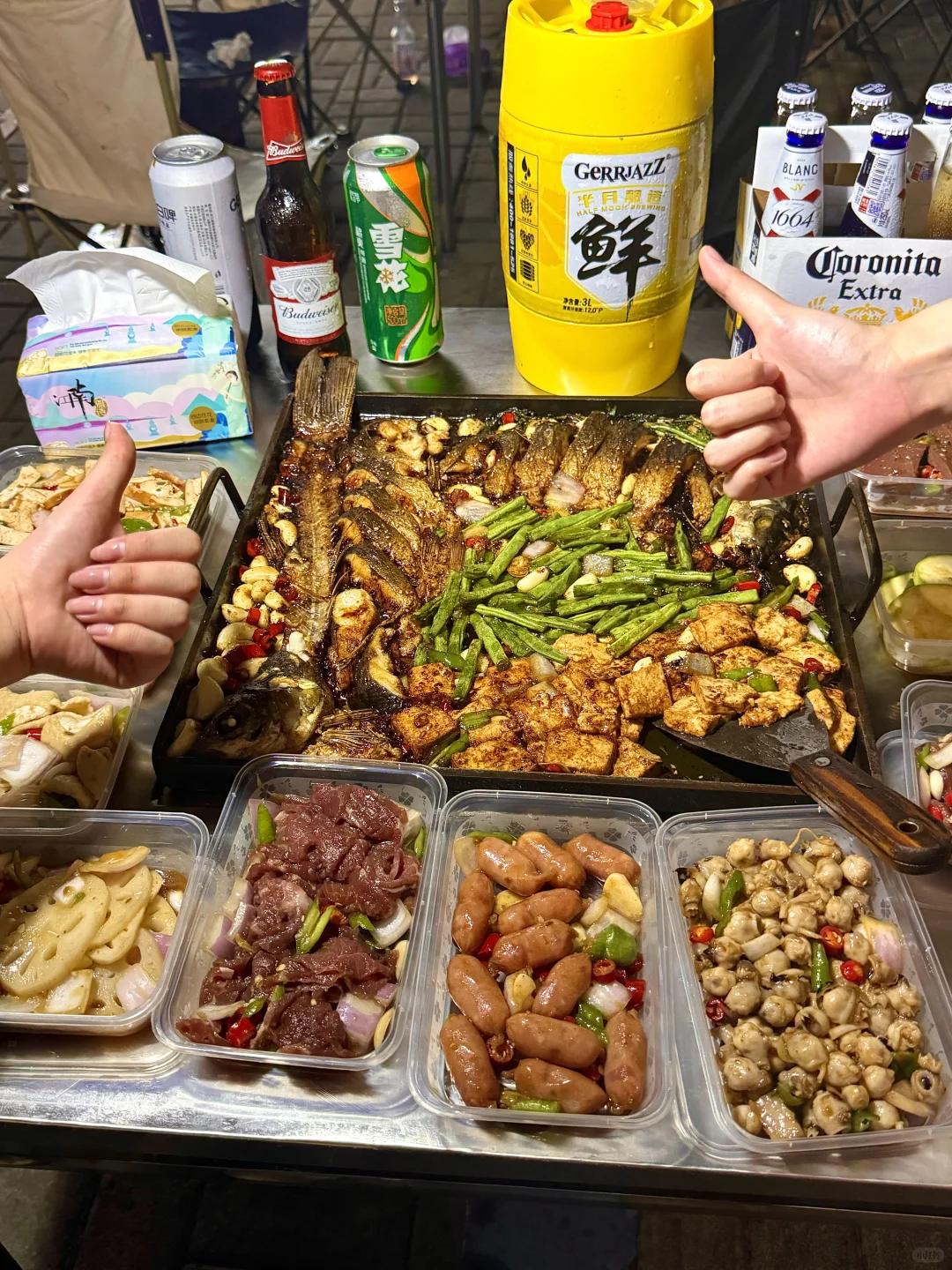 不开玩笑！东阳前三的烤鱼野摊！