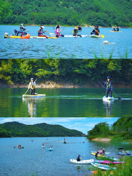 解锁夏日玩水新方式！去绿色能量场划桨板啦