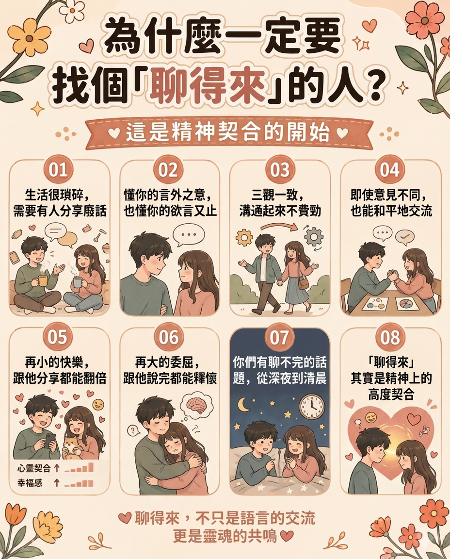 聊得来真的很重要‼️看更多爱情语录👉🏻 ​​​