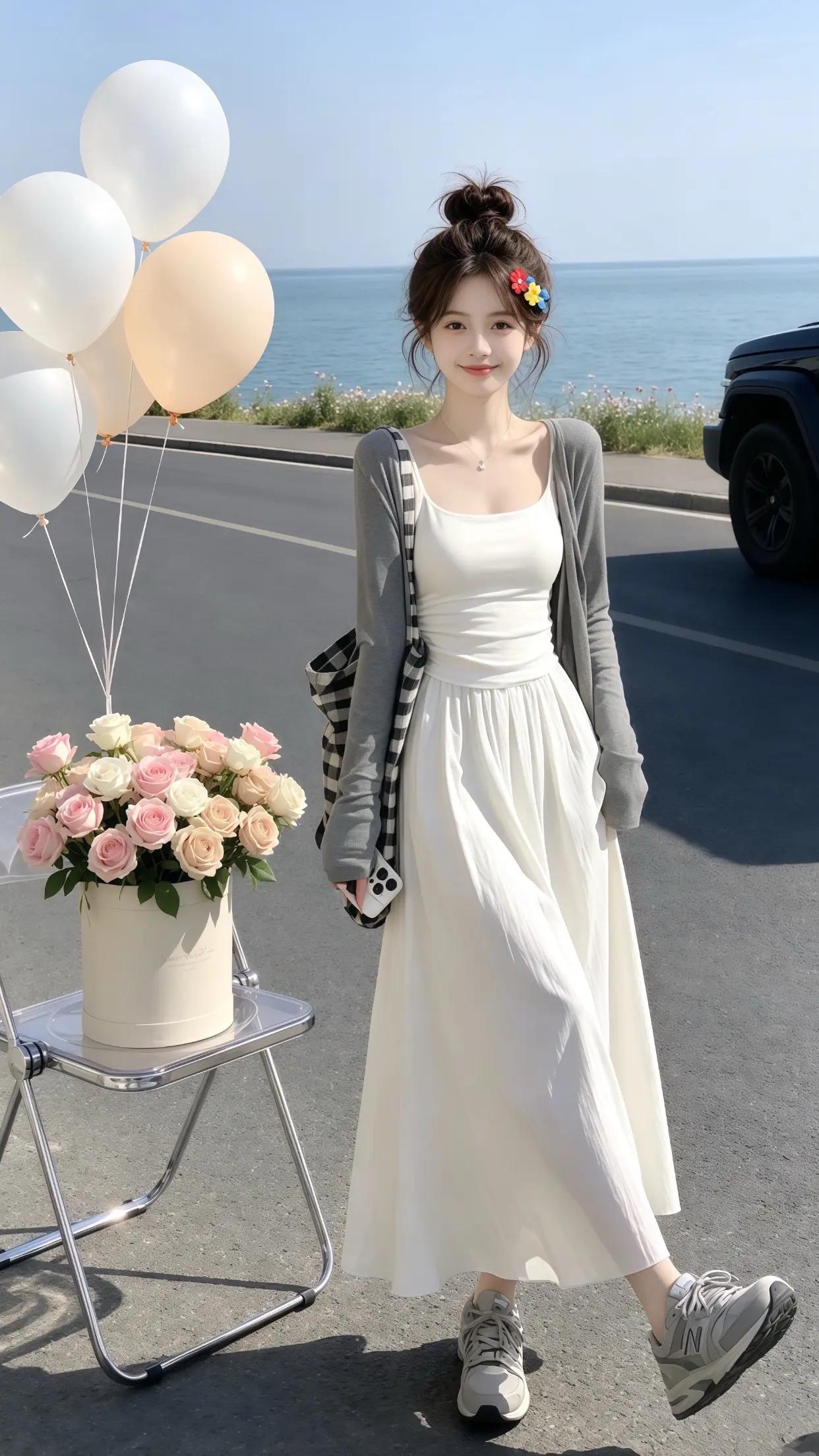 温柔松弛的轻法式日常穿搭 韩系温柔风套装 分享夏季少女感穿搭公式 浅尝一下早夏氛