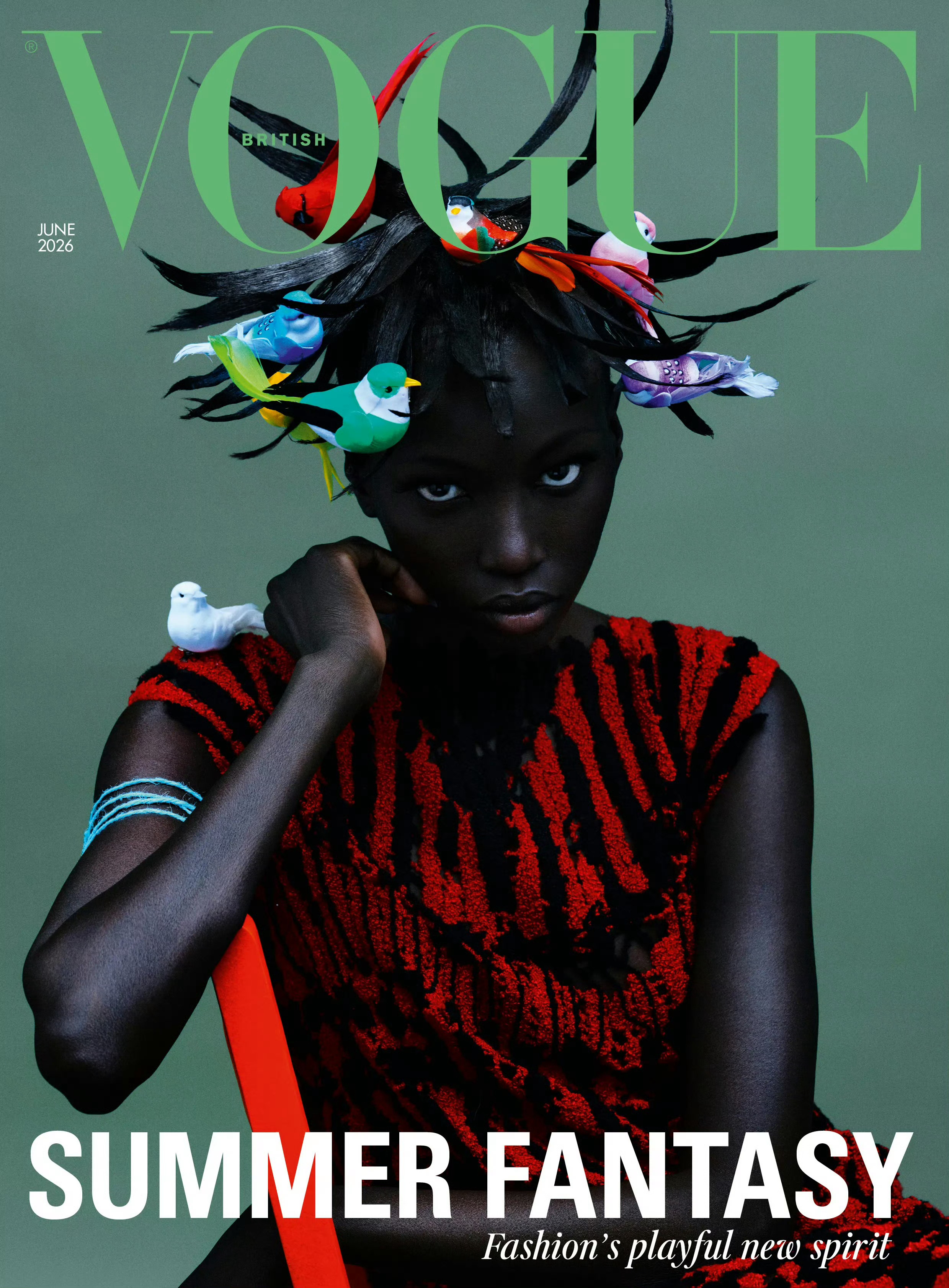 Anok Yai × VOGUE UK June 2026📷：Rafael P
