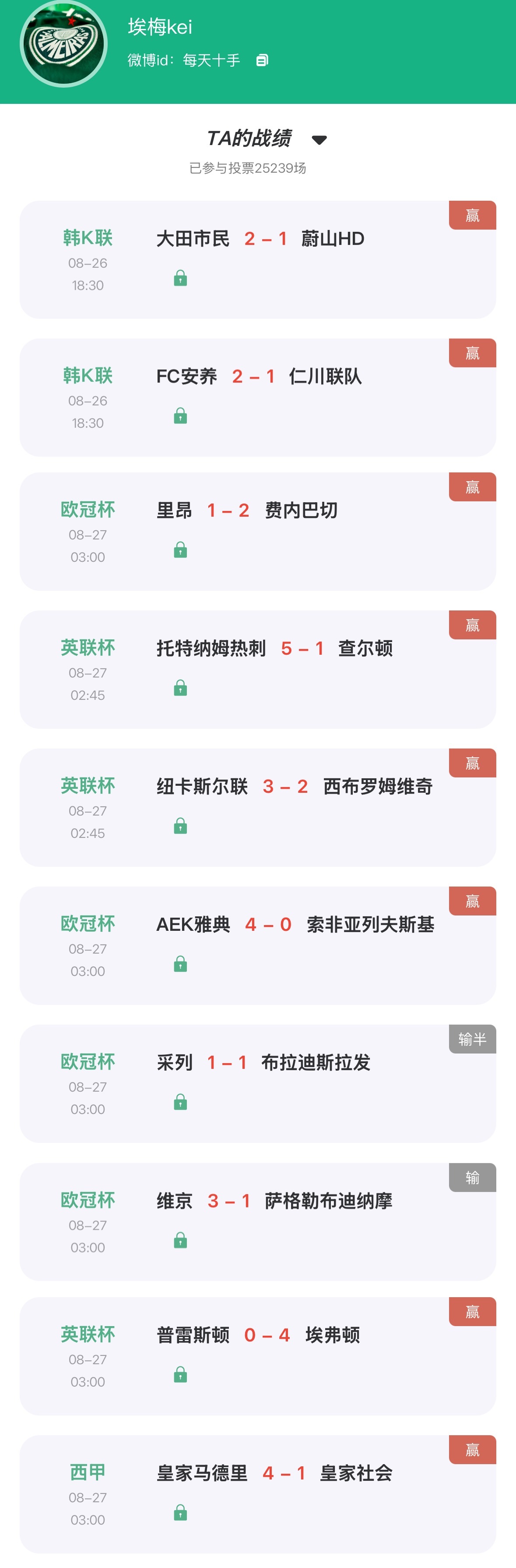 “猜球”001单关月榜第二 001单关强势4中3，竞彩狂揽10中8！月榜第二 昨
