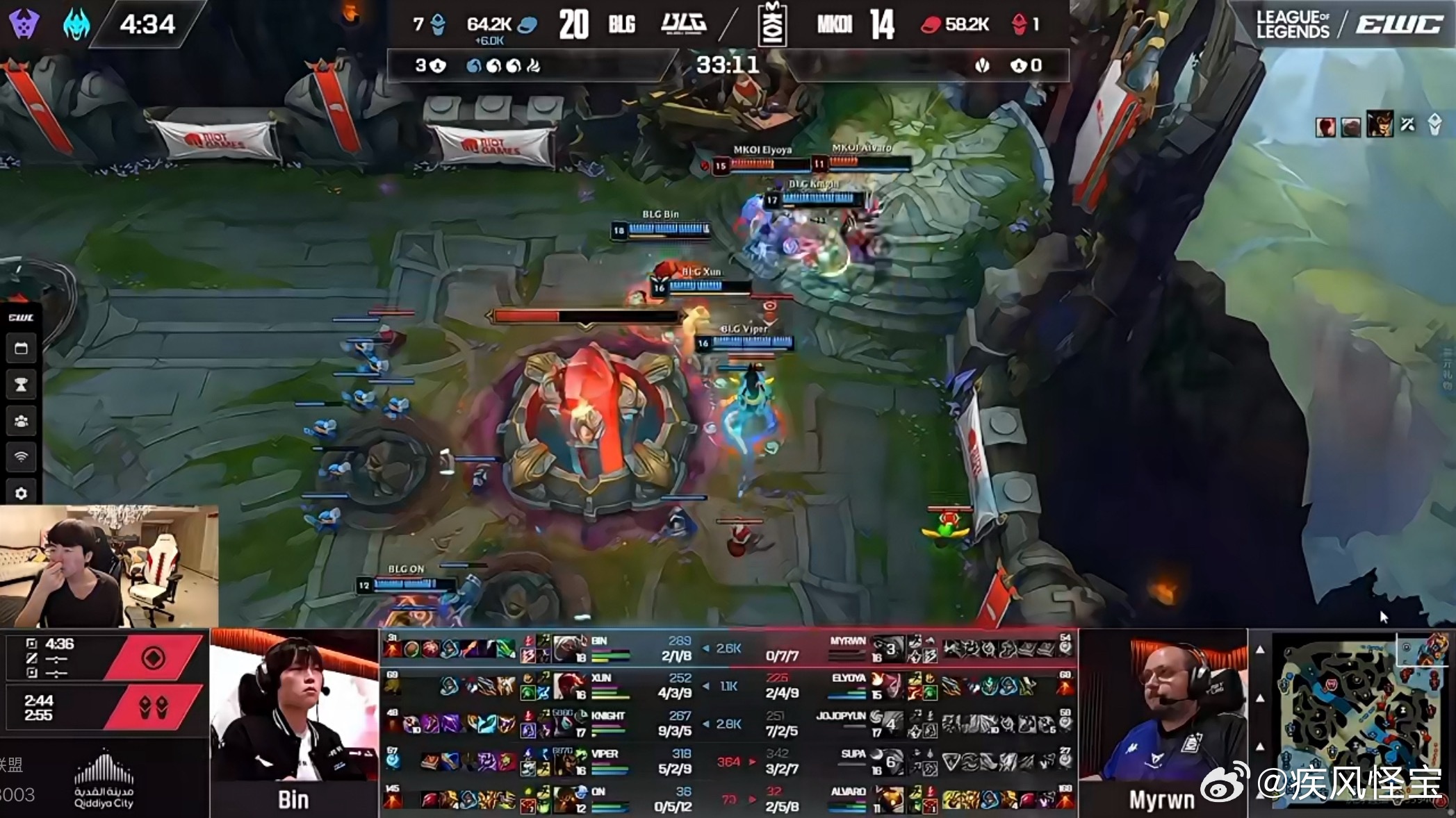BLG 战胜 MKOI，下一场将对战T1！EWC