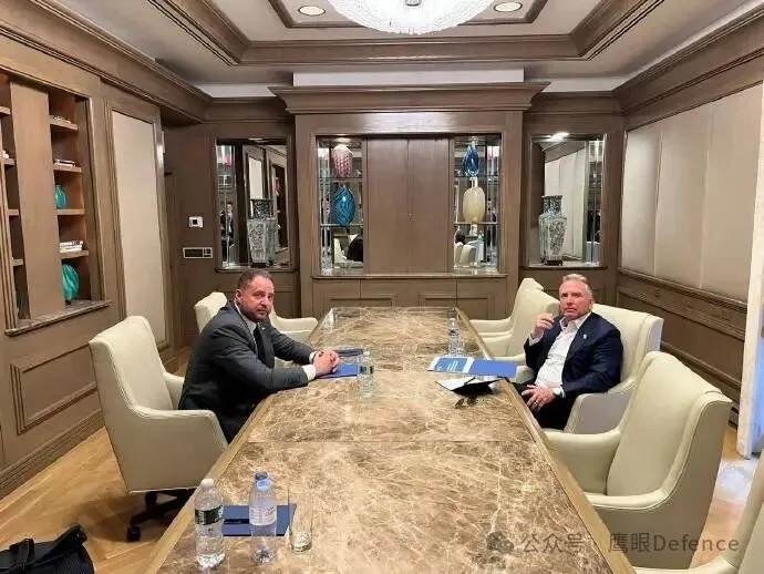 烽火问鼎计划 乌克兰总统办公室主任叶尔马克正在与特朗普的特使维特科夫举行会议，尽