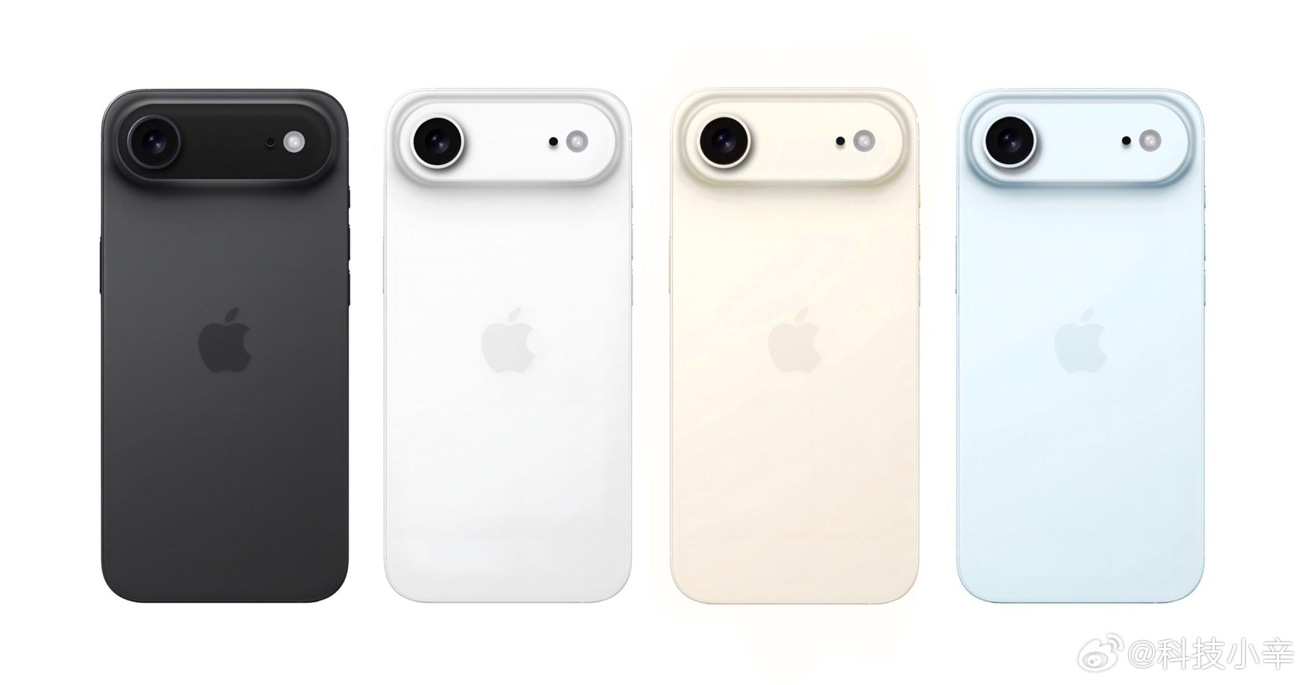 据说 iPhone 17 Air 首发配色是这四种，你感觉哪个好看些？ ​​​