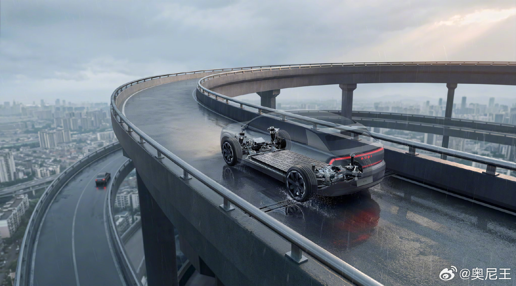 奥迪登顶亚洲山脊赛道最速SUV说真的，看到奥迪E7X在山脊赛道跑出1分47秒93