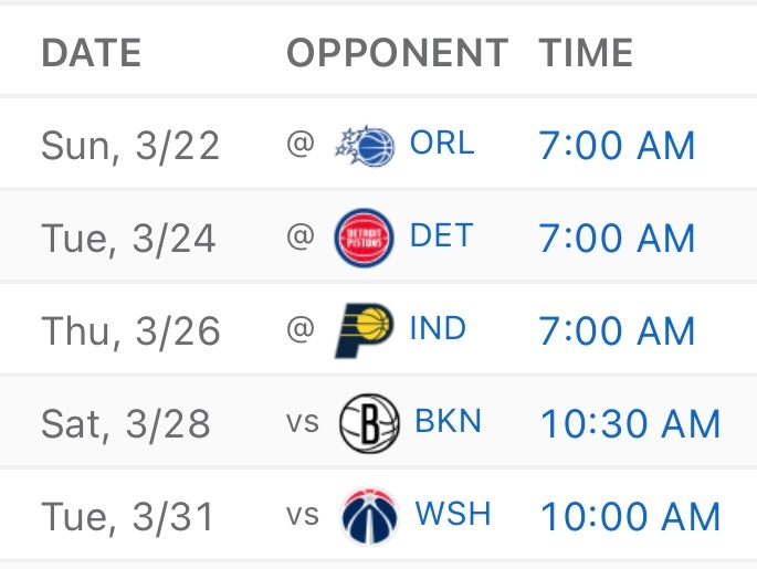 后面五场比赛，怎么说？湖人8连胜