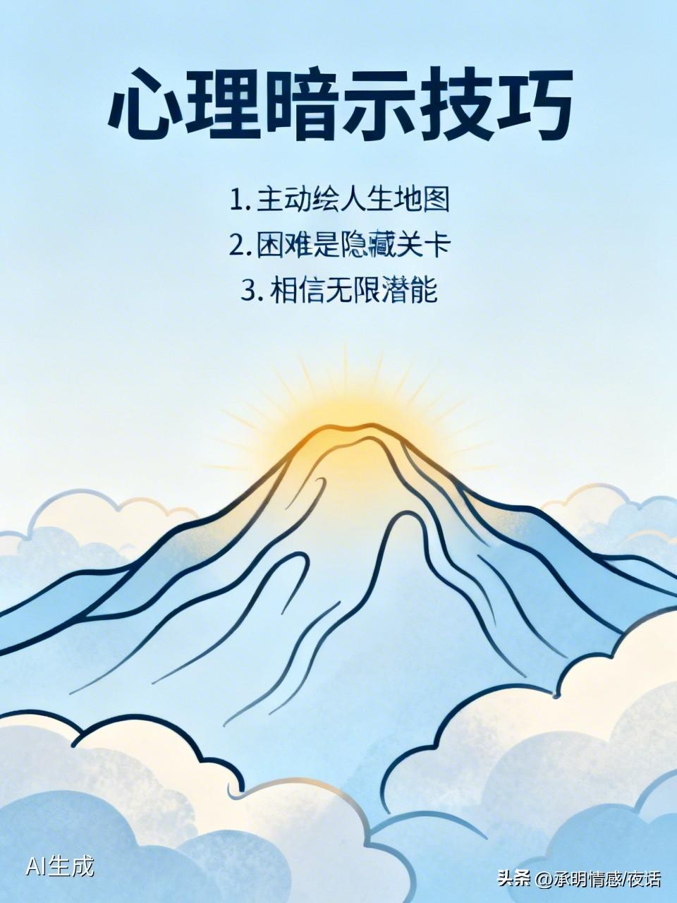 你是否常感迷茫，觉得人生被命运裹挟？掌握高级心理暗示，可重塑心态，开启强大人生！