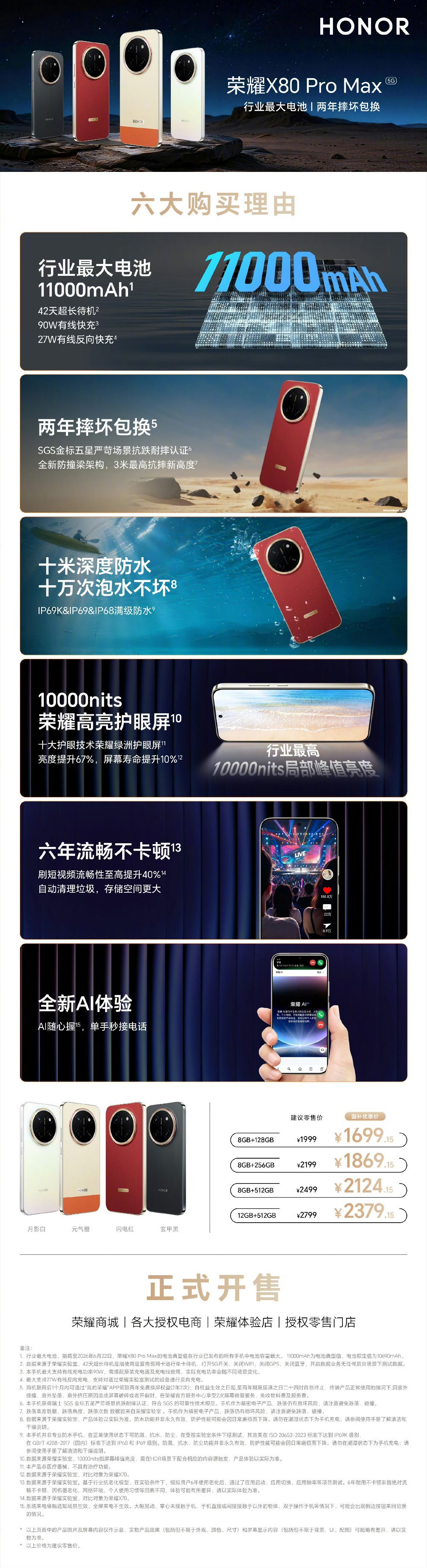 【荣耀 X80 Pro Max 手机首销日“战绩”出炉，获 2026 年安卓新品