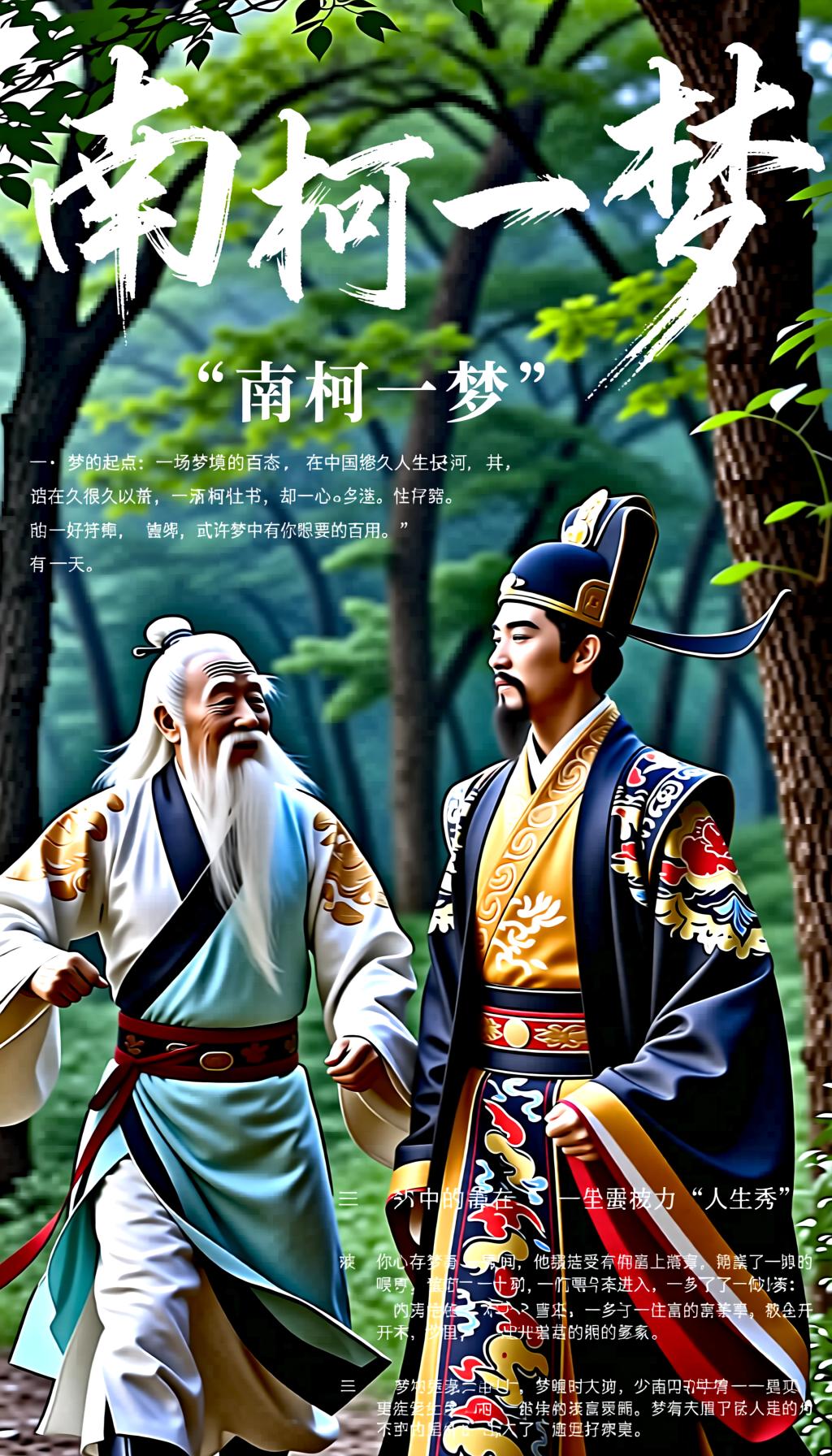 南柯一梦：一场梦境中的人生百态

在中国悠久的文化长河中，有许多寓意深远、令人回