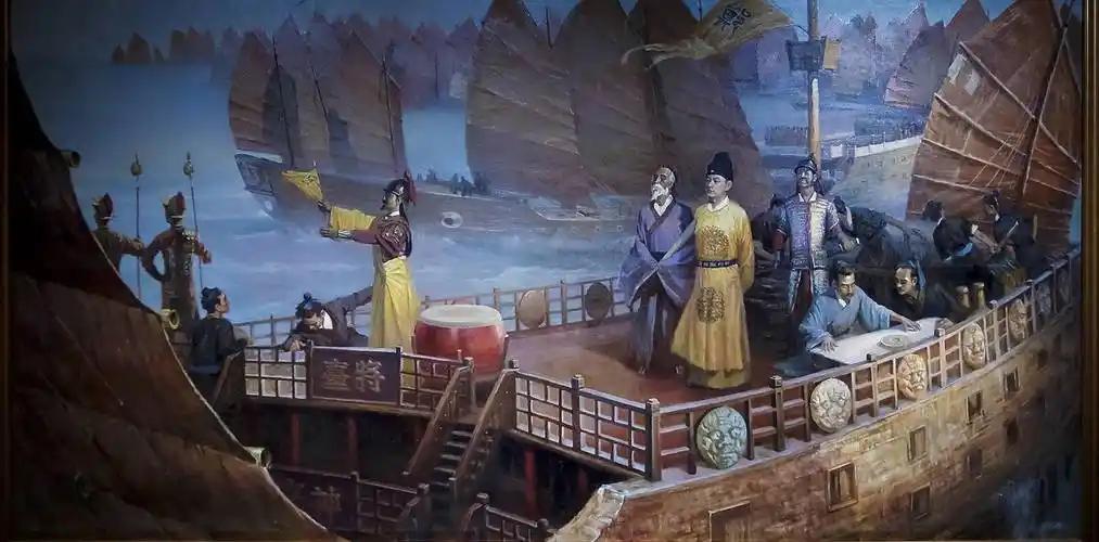 明朝造船业的辉煌，由官营与民间两大体系共同构成。官营船厂依托国家力量，追求极致标