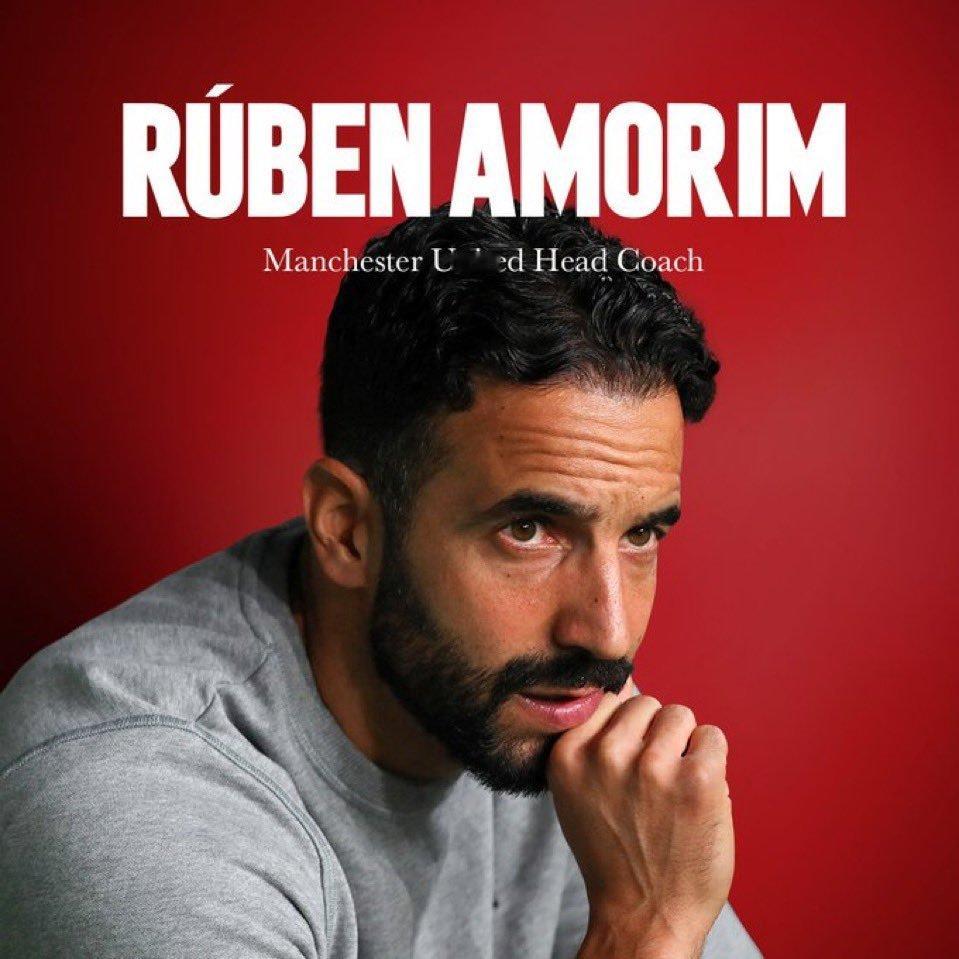 【曼联官宣鲁本·阿莫林，双十一正式履新】39岁的鲁本·阿莫林正式成为曼联新任主教