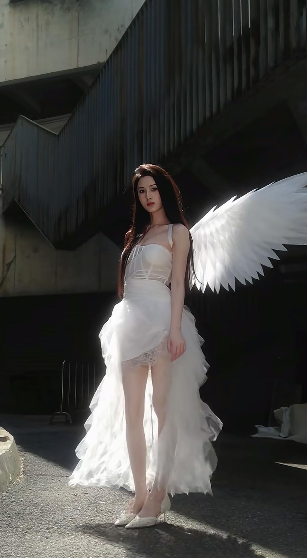 分享迷人的女神穿搭封神你心中最美的仙女是谁 天使的翅膀 纯欲天花板