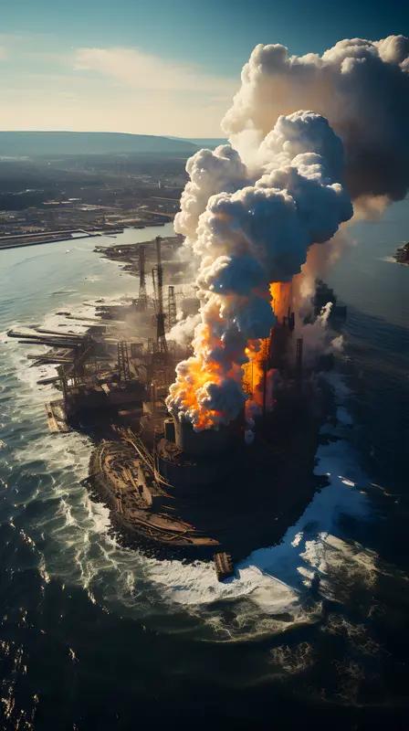 炼油厂火灾可不是小事，应对起来得讲方法。首先得赶紧报警，让专业消防队来处理。在消