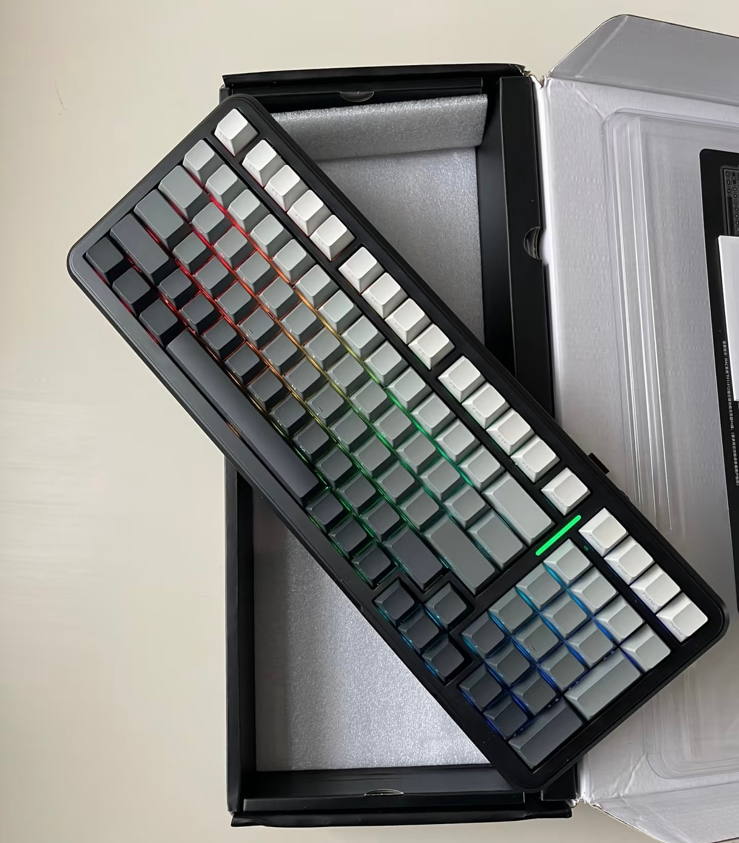 第一次用侧刻键盘 