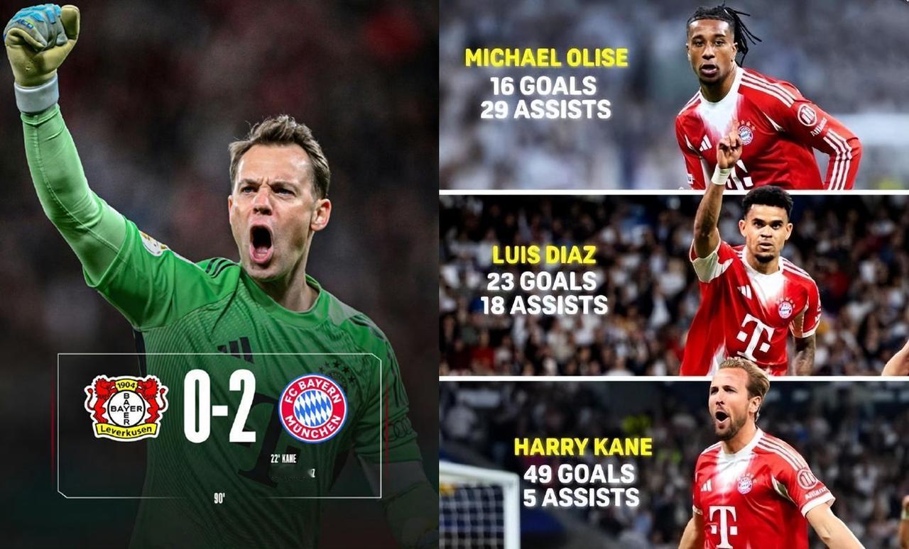 我就问谁能阻挡这支拜仁？这状态强得可怕，遇神杀神，五大洲无对手。
目前拜仁三冠王