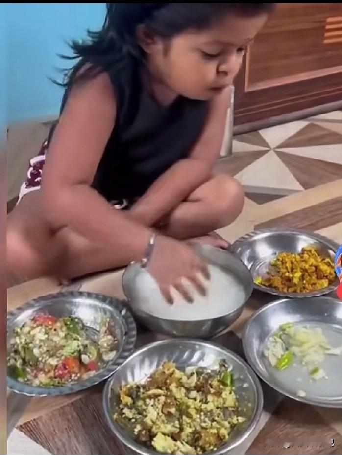 风俗不同，
要去理解和尊重，
我们不能由此嘲笑他人，
比如印度人的手抓饭，
稀饭