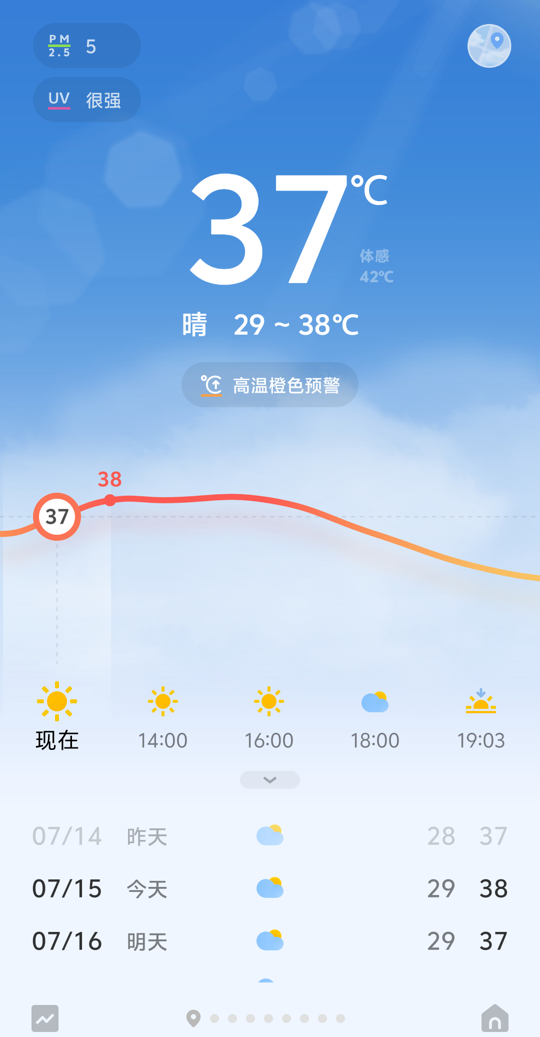 浙江今天最高38°是认真的吗这是要热熟谁一出门一股热浪